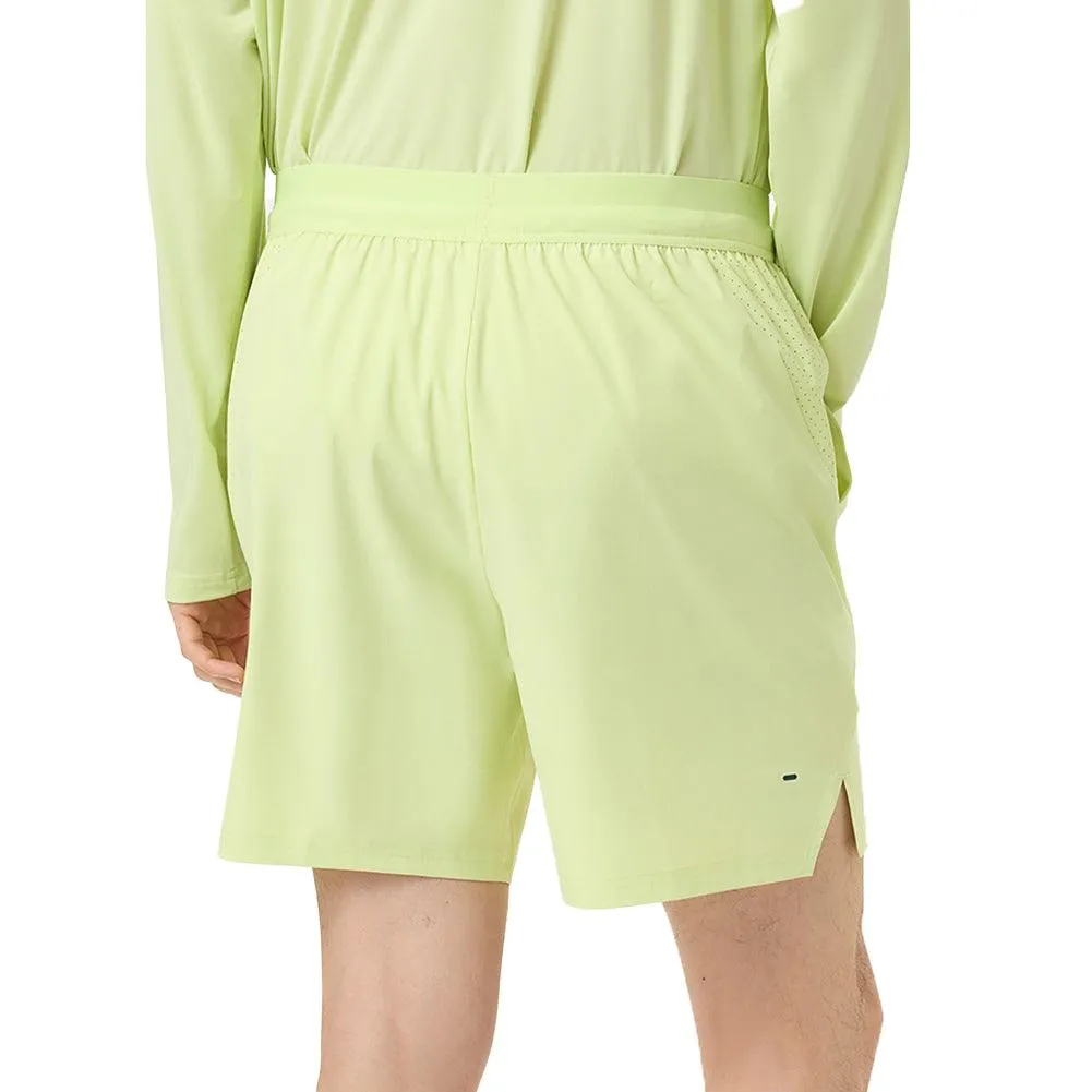 Men`s Center Court Ace Swift Tennis Short Shadow Lime and Rainforest
