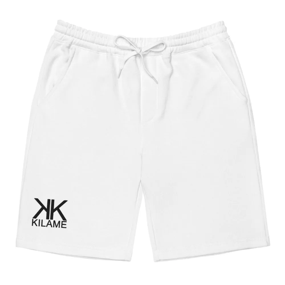 Men's fleece shorts embroidered 'Kilame Logo'