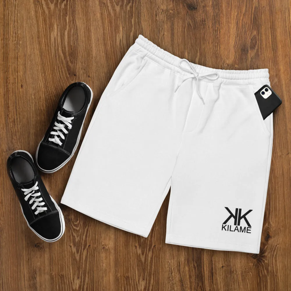 Men's fleece shorts embroidered 'Kilame Logo'