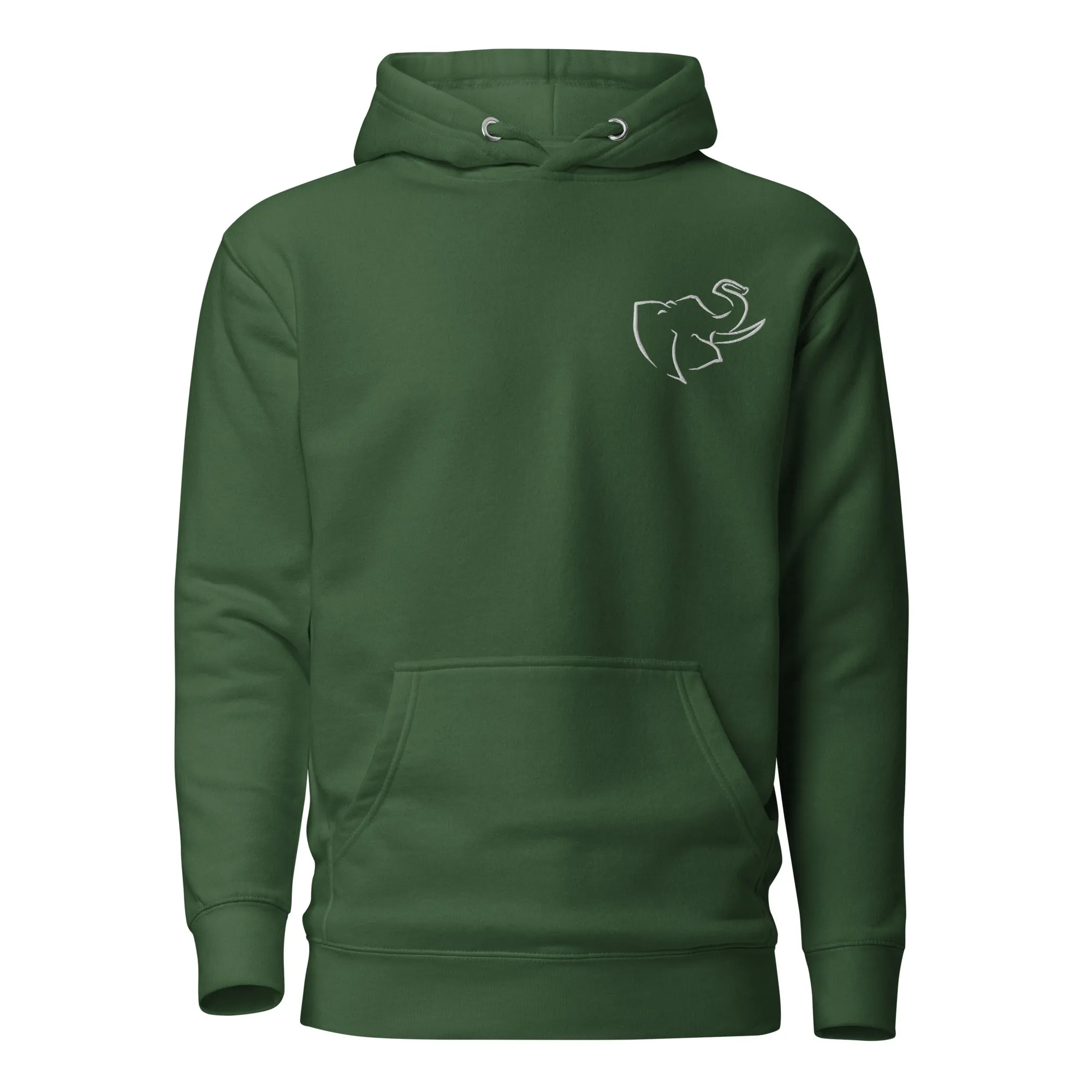 Men's HOODIE 🐘 (Embroidered/BIG logo on back)