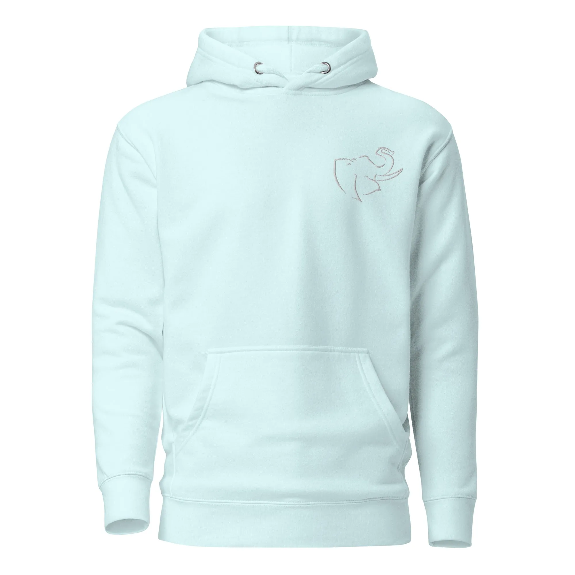 Men's HOODIE 🐘 (Embroidered/BIG logo on back)