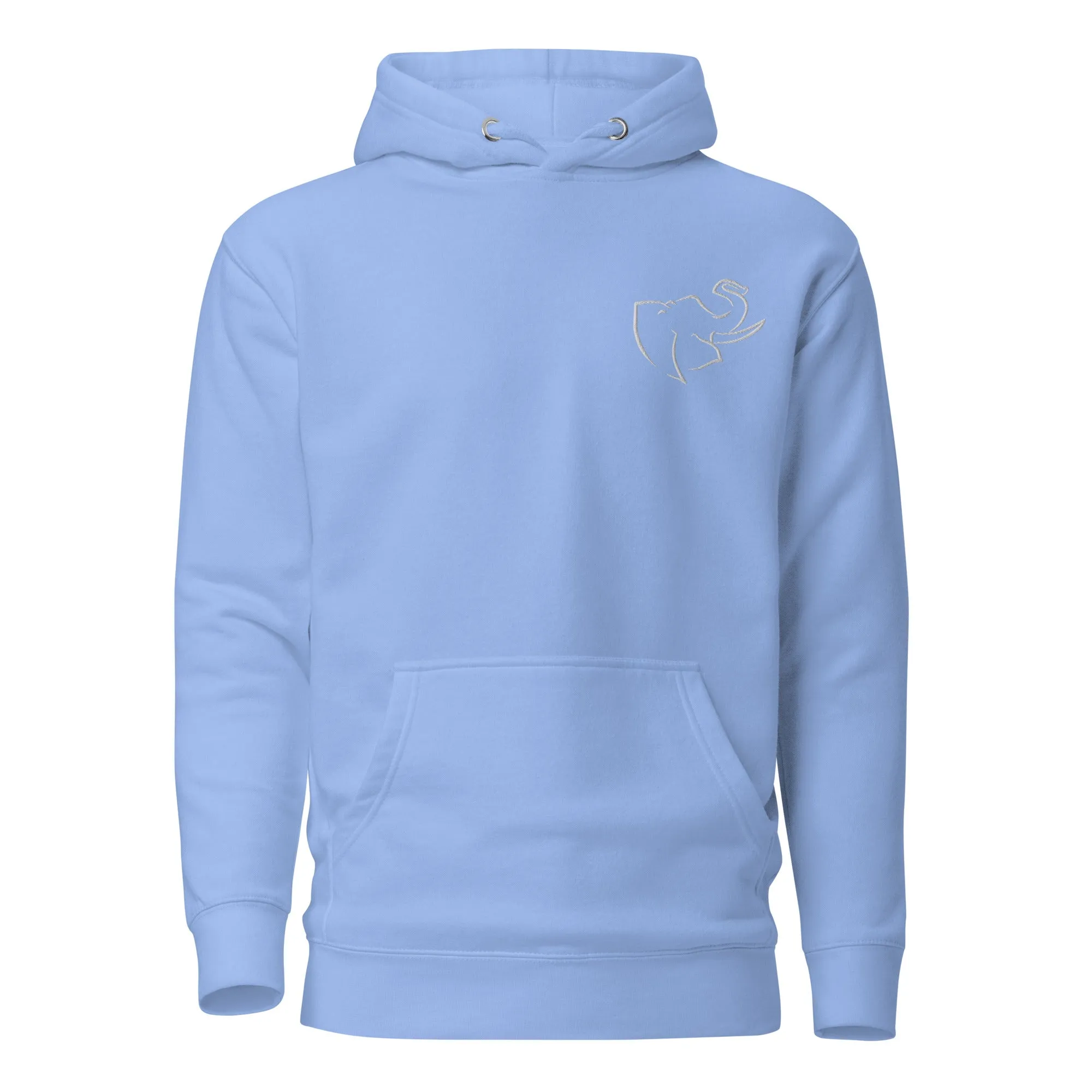 Men's HOODIE 🐘 (Embroidered/BIG logo on back)