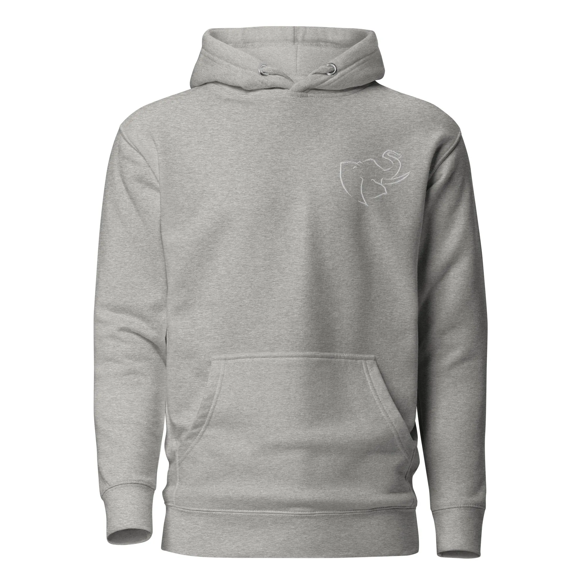 Men's HOODIE 🐘 (Embroidered/BIG logo on back)