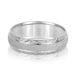 Men's Leaf and Drop Band