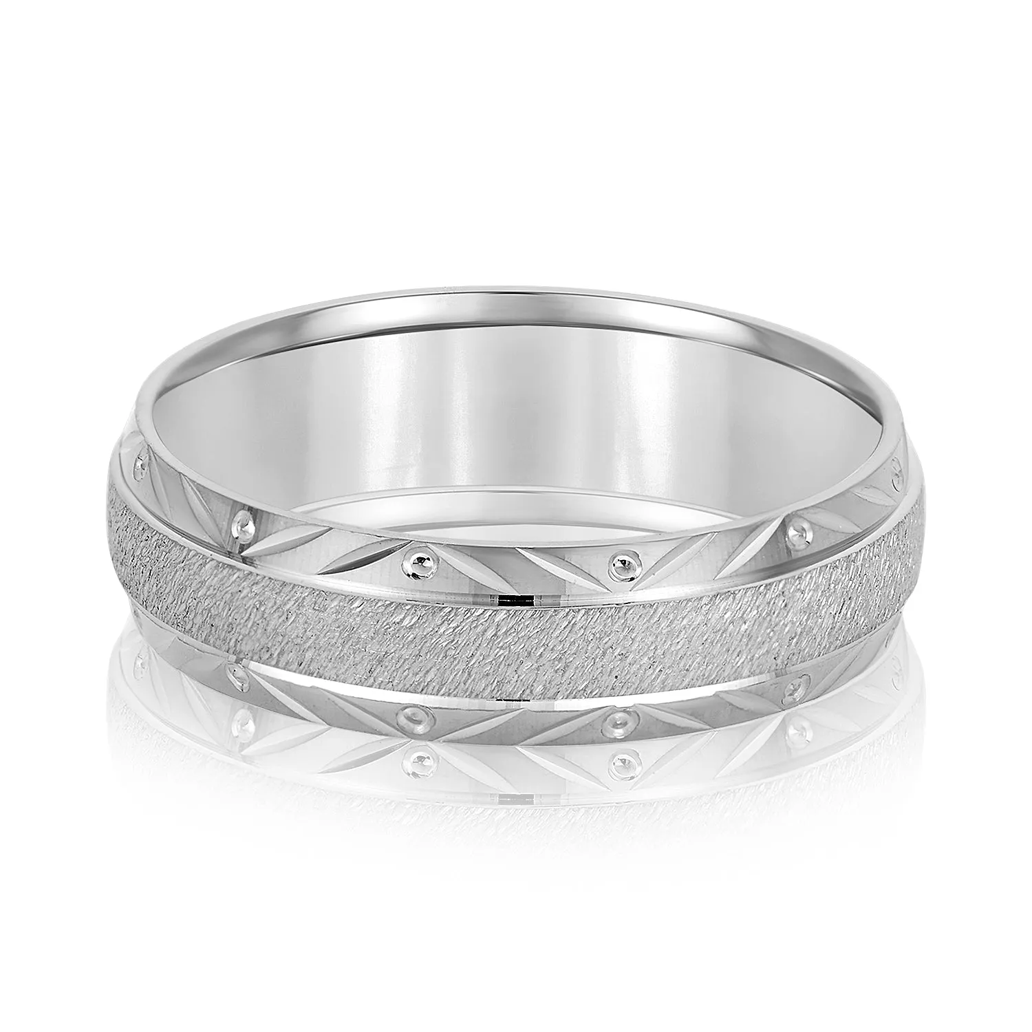Men's Leaf and Drop Band