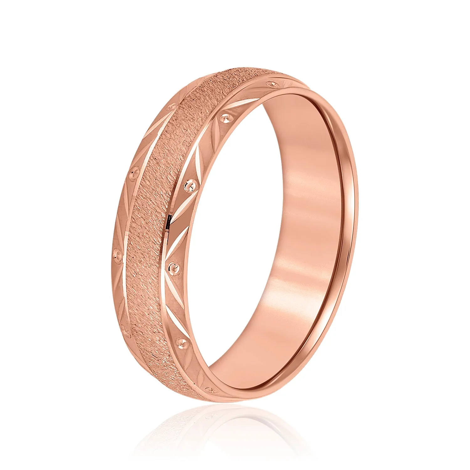 Men's Leaf and Drop Band
