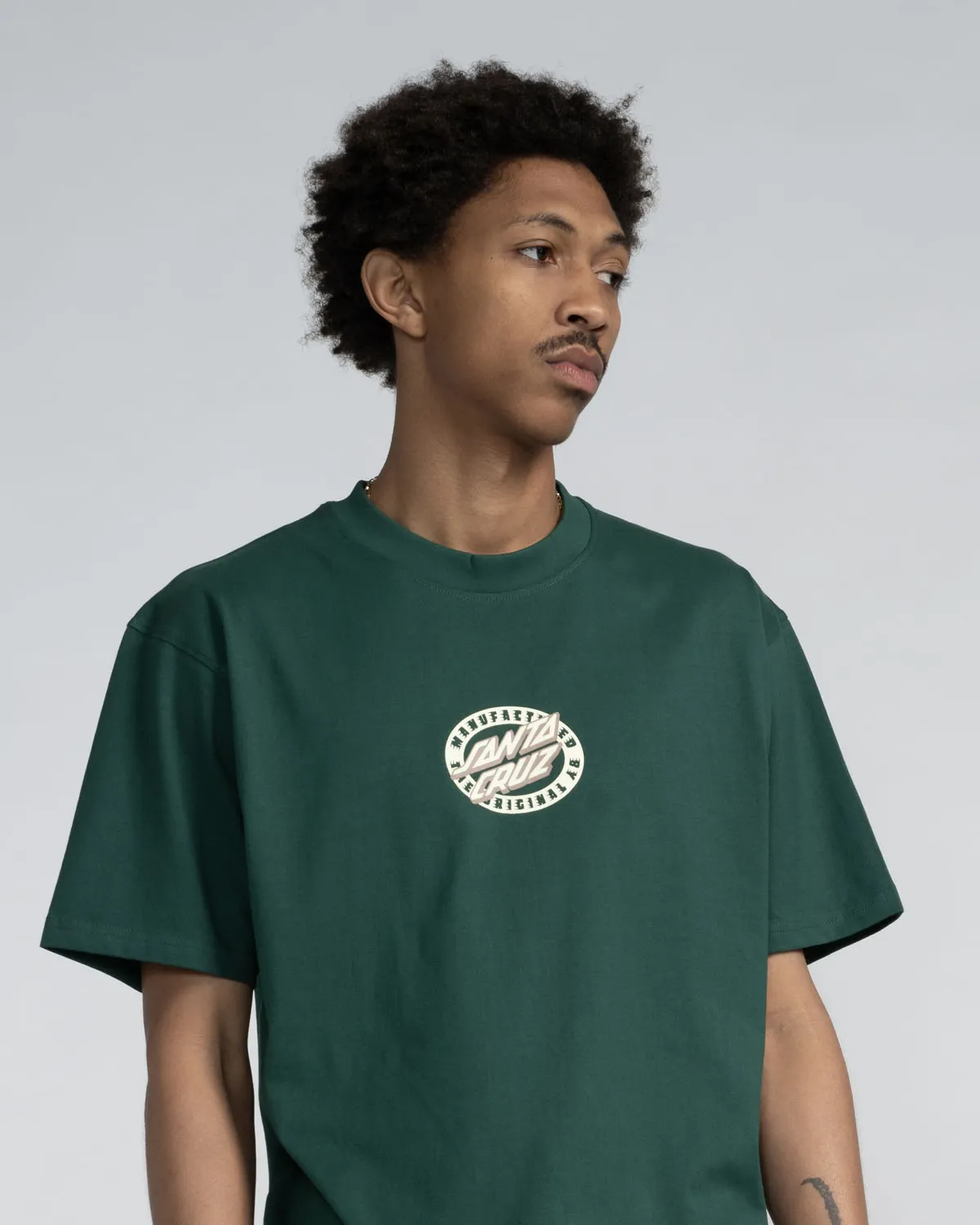 MFG Oval Dot T-Shirt in Rainforest