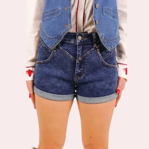 Knob Design Men's Vintage Radio Shorts