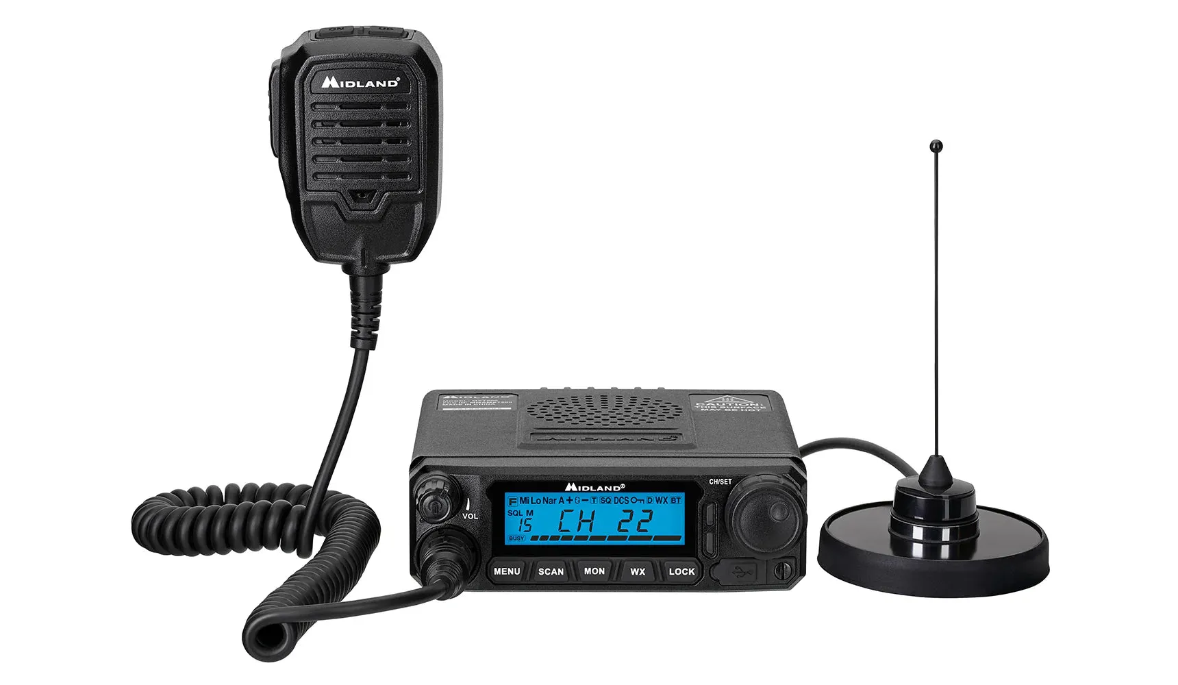 MIDLAND MXT500 MICROMOBILE® TWO-WAY RADIO