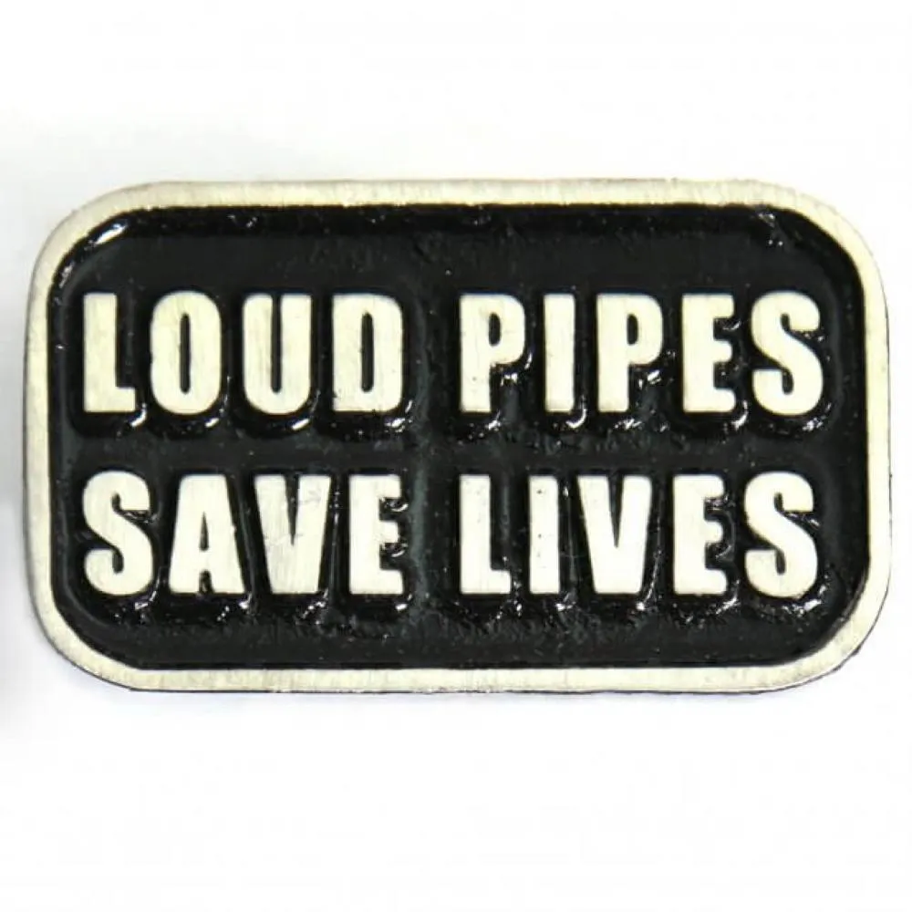 Milwaukee Leather MLP9212 Loud Pipes Pin For Jackets, Vest, Hats and Clothing