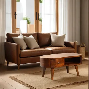 Mini Brooklyn Solid Wood Coffee Table