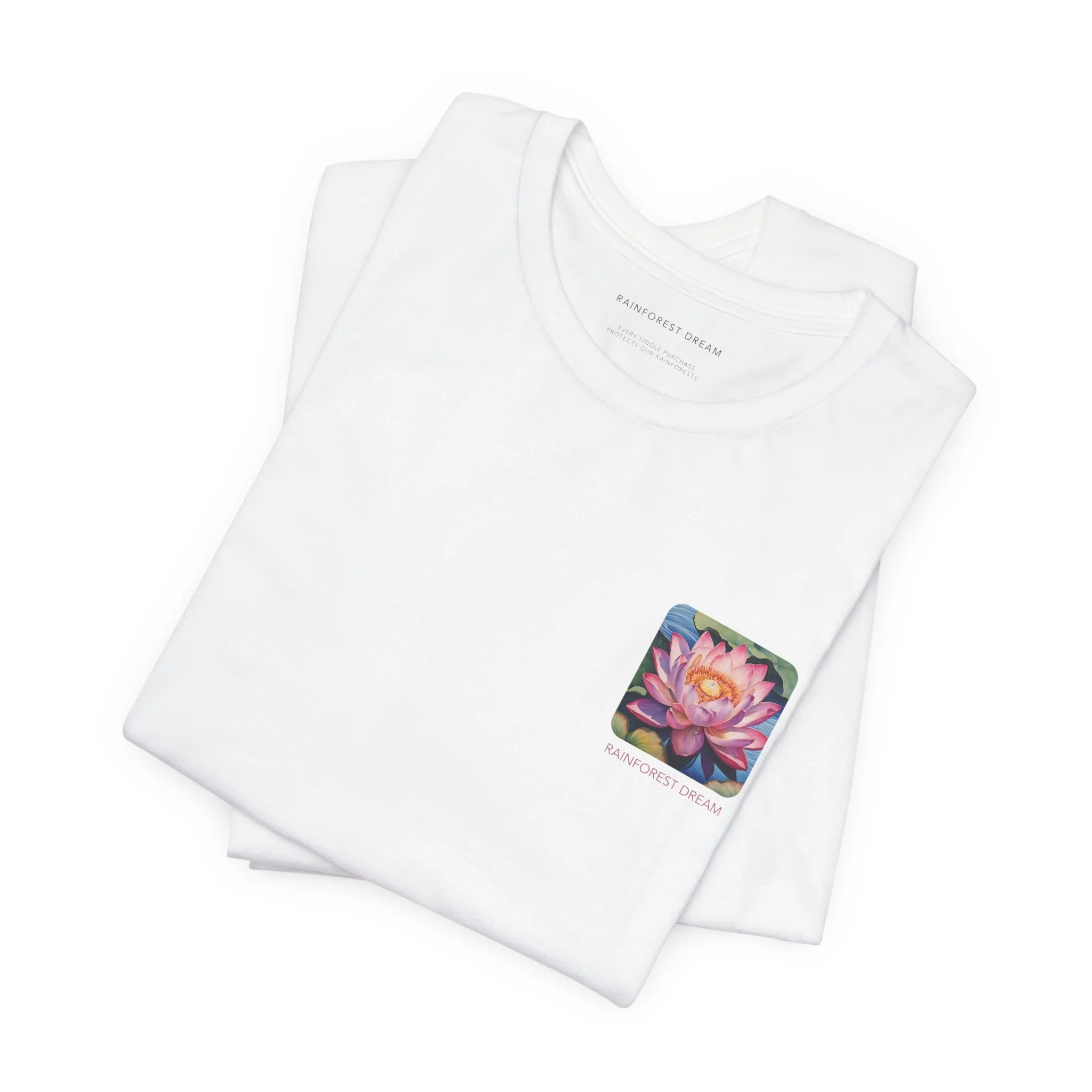 Minimal Series Painted Lotus Tee