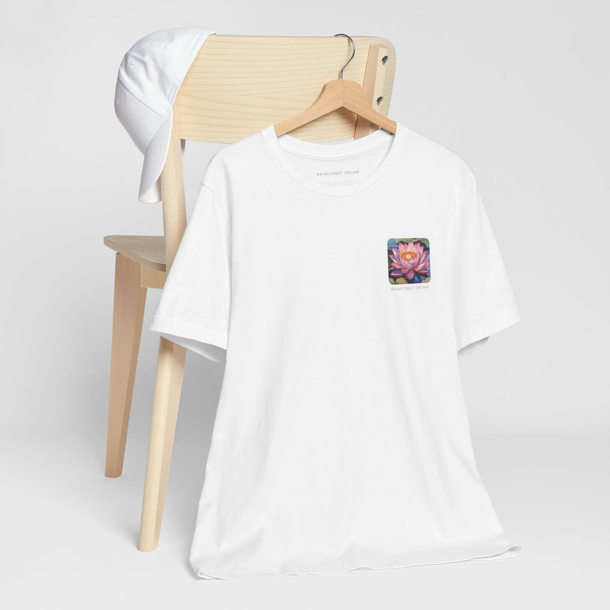 Minimal Series Painted Lotus Tee