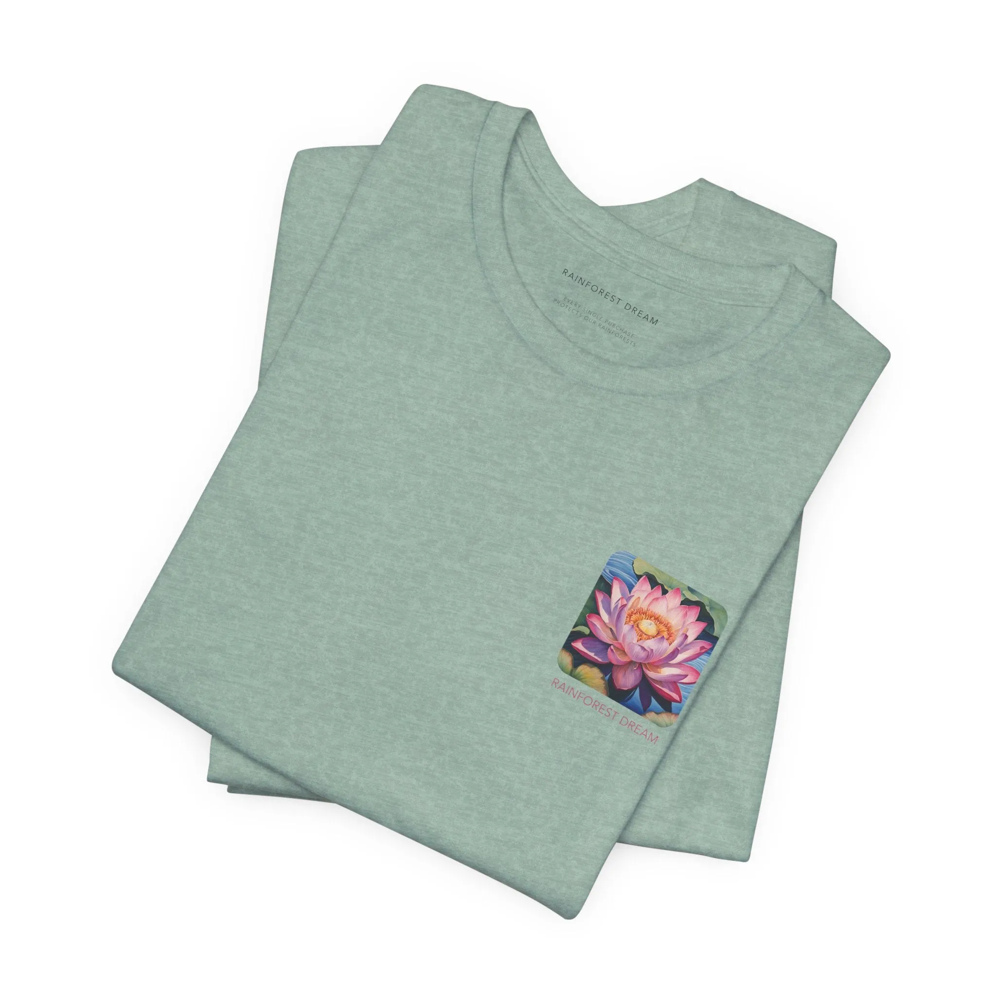 Minimal Series Painted Lotus Tee