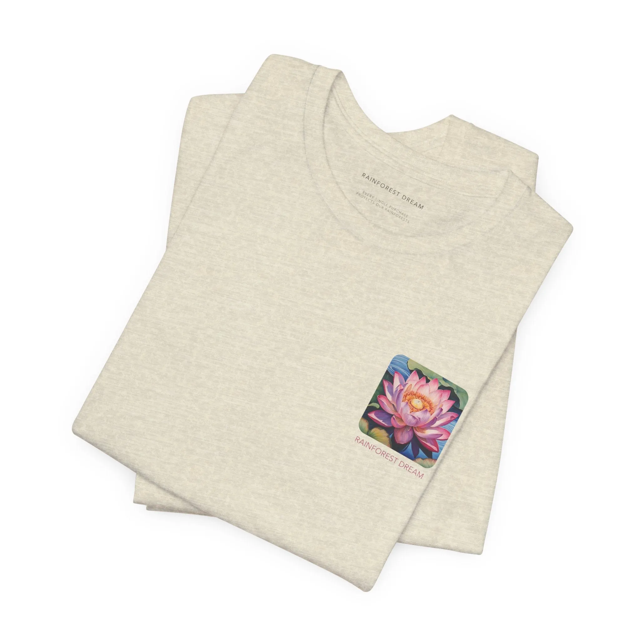 Minimal Series Painted Lotus Tee