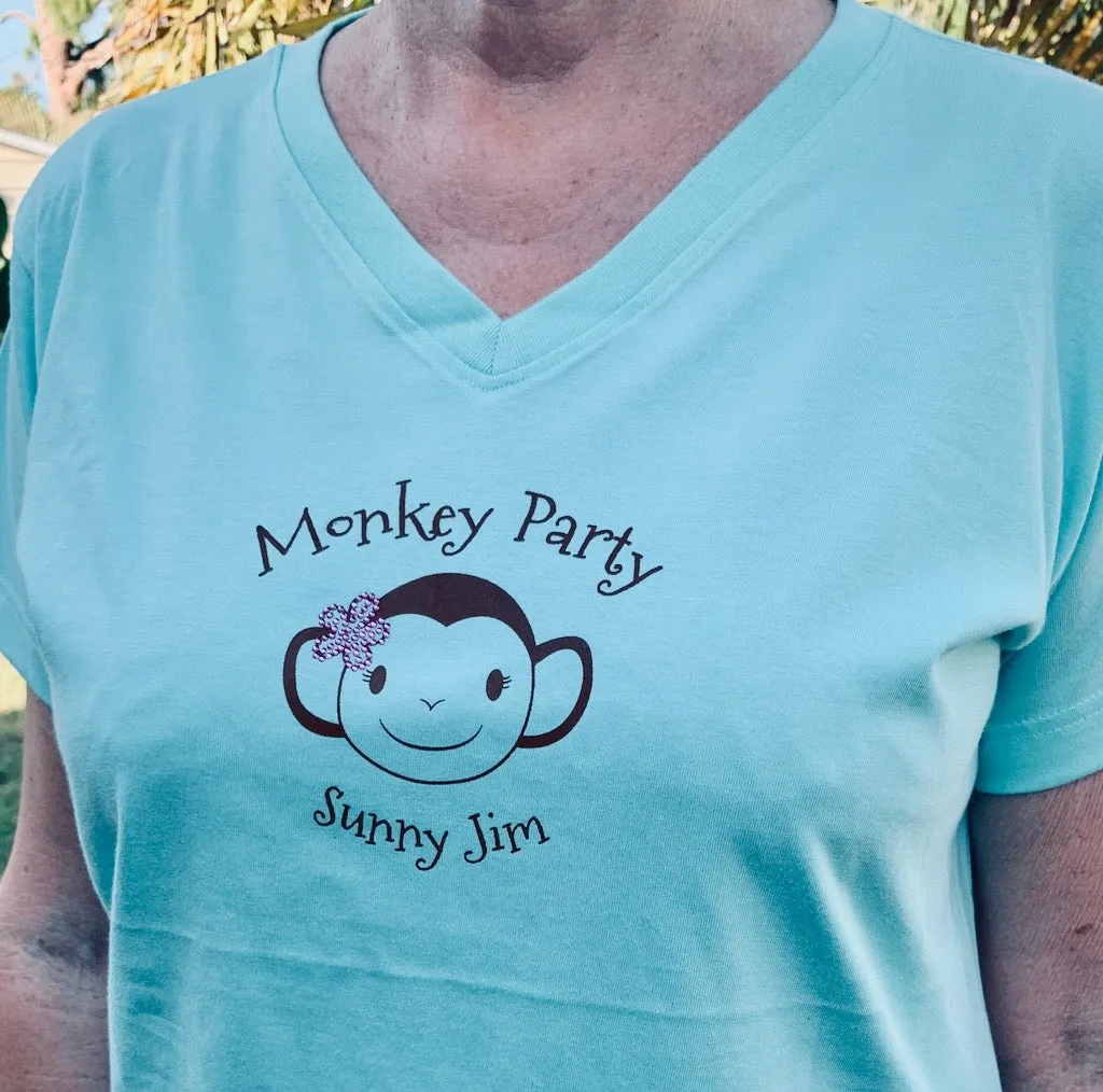Monkey Party, Ladies T-shirt
