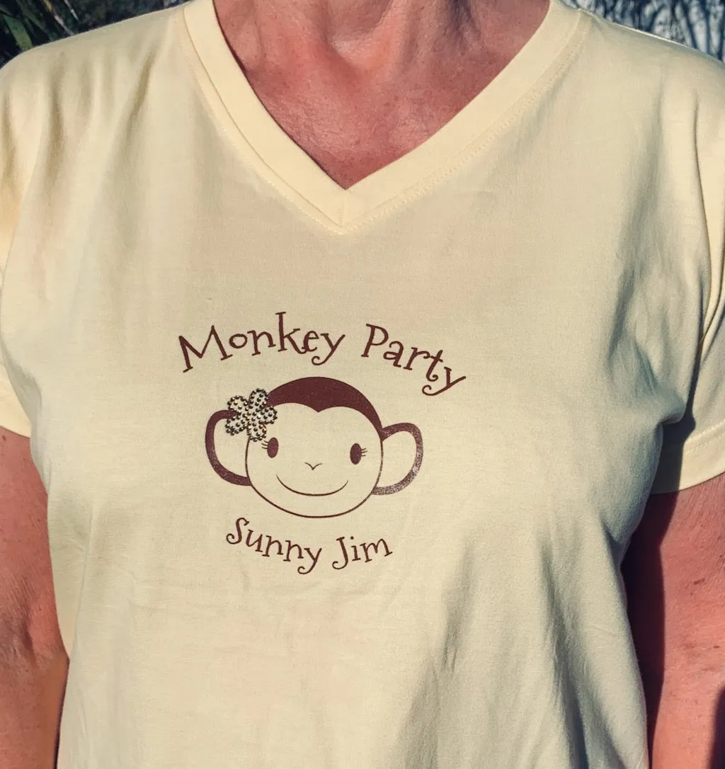 Monkey Party, Ladies T-shirt
