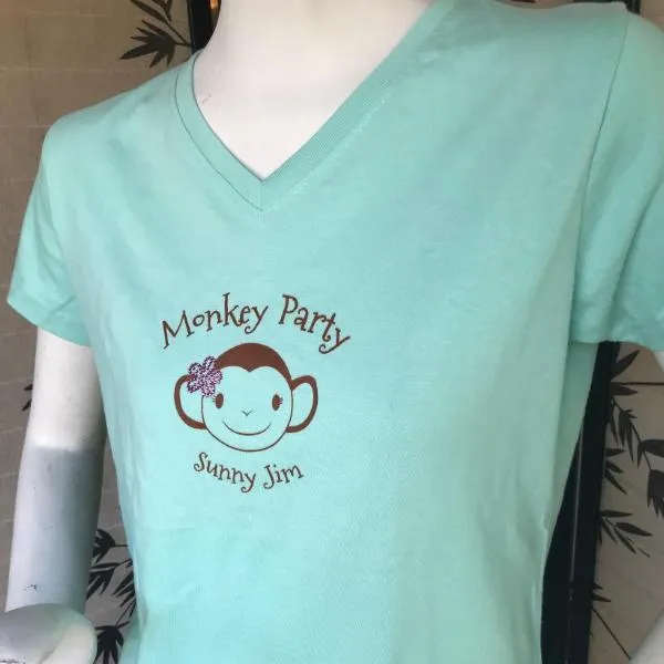 Monkey Party, Ladies T-shirt