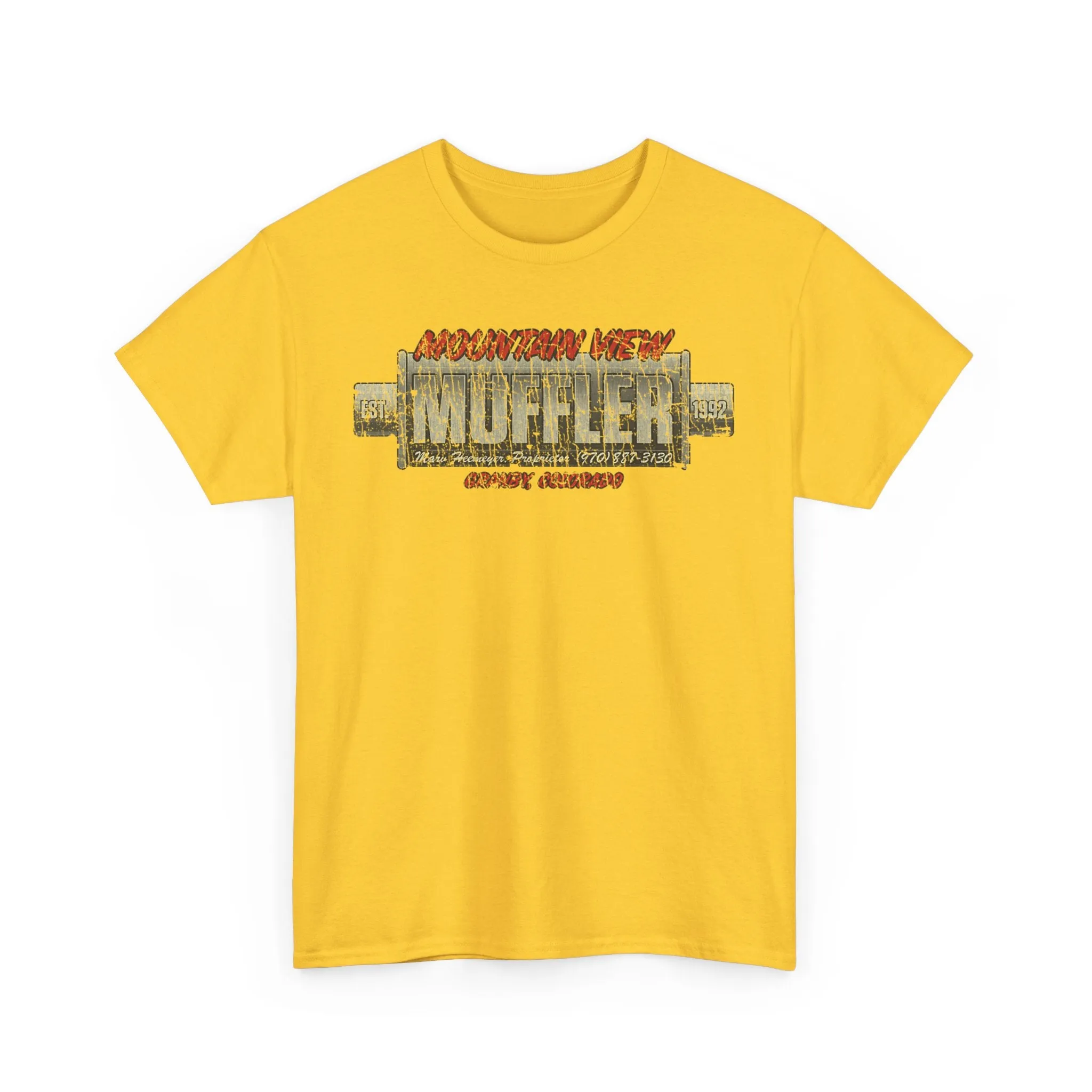 Mountain View Muffler Est 1992 Colorado T-shirt