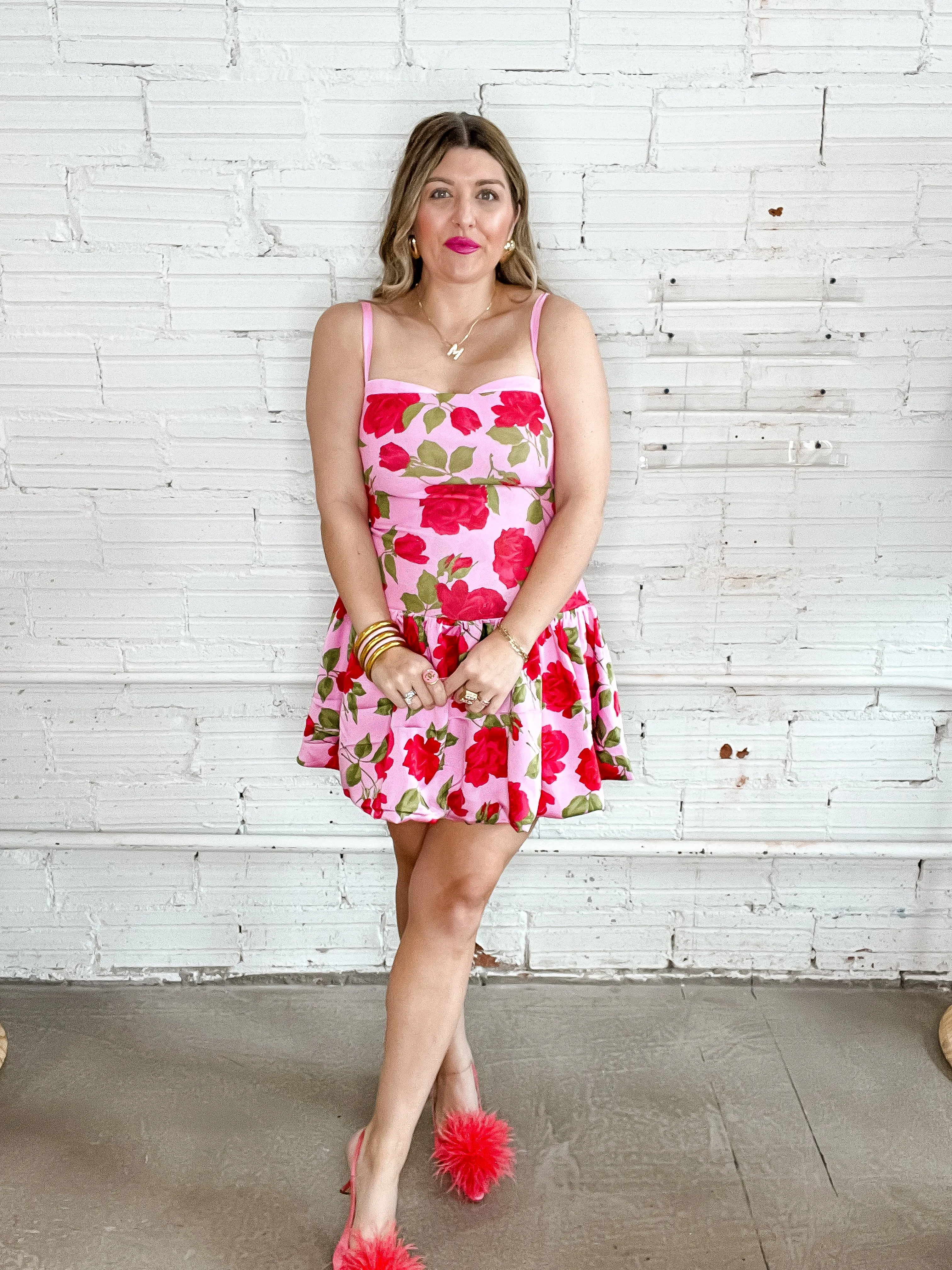 {Mumu} Tiffany Skort Dress Heart Throb Floral