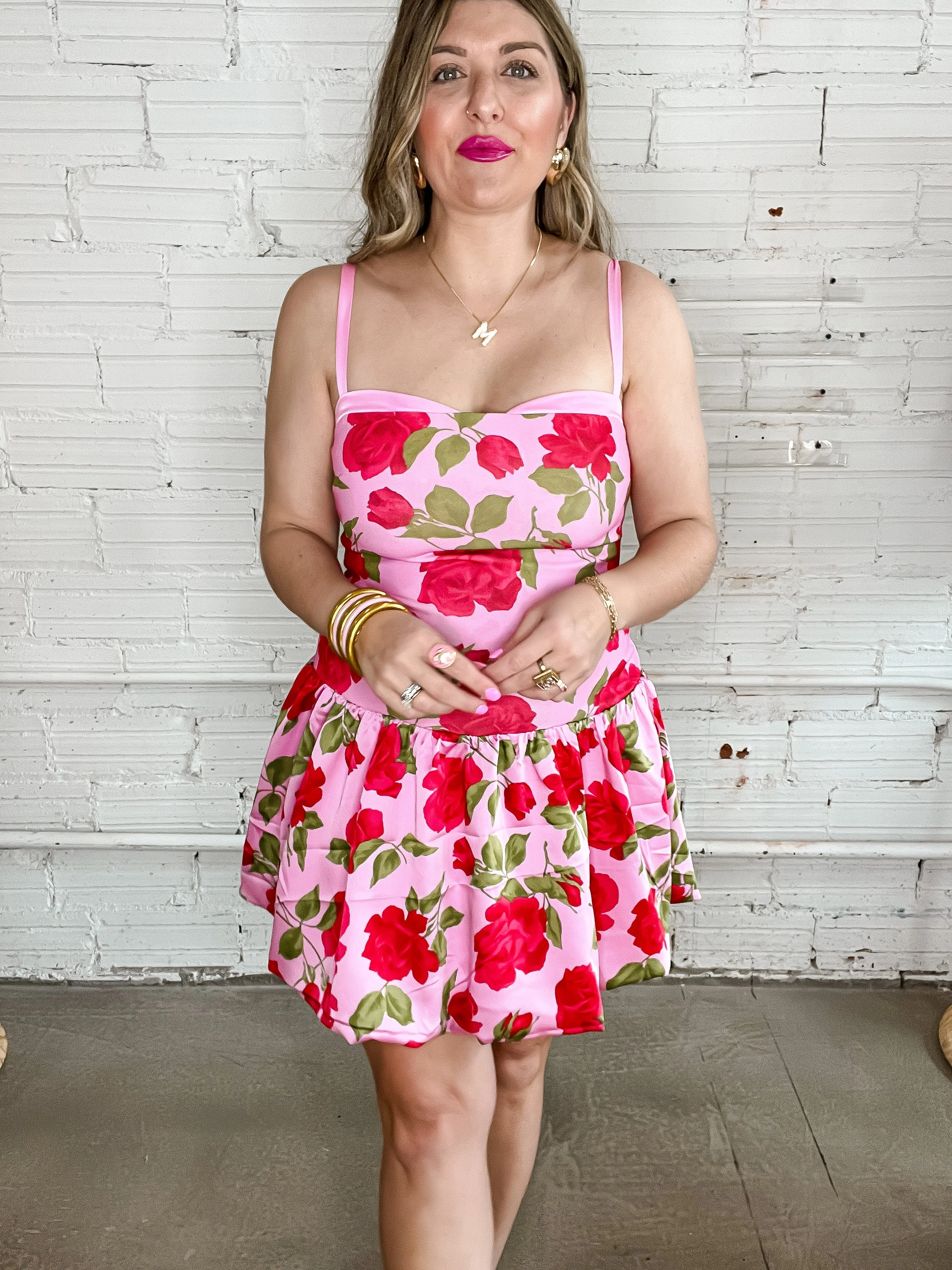 {Mumu} Tiffany Skort Dress Heart Throb Floral