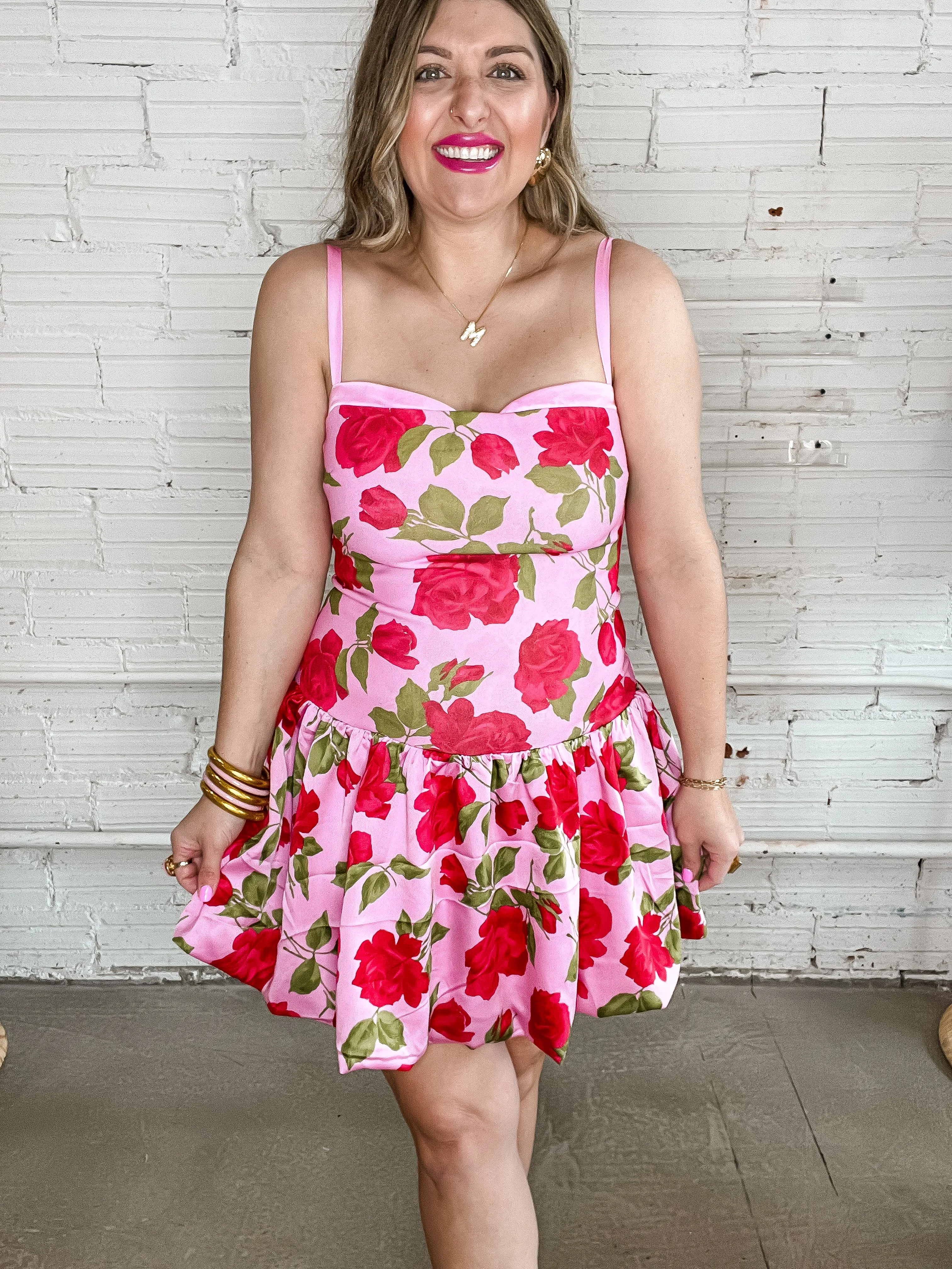 {Mumu} Tiffany Skort Dress Heart Throb Floral