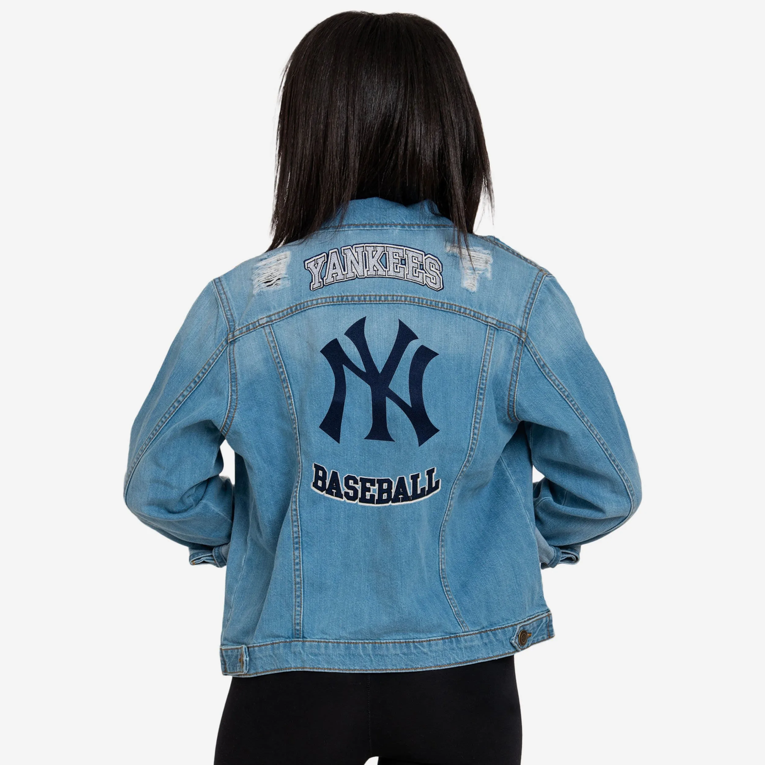 New York Yankees Womens Denim Days Jacket