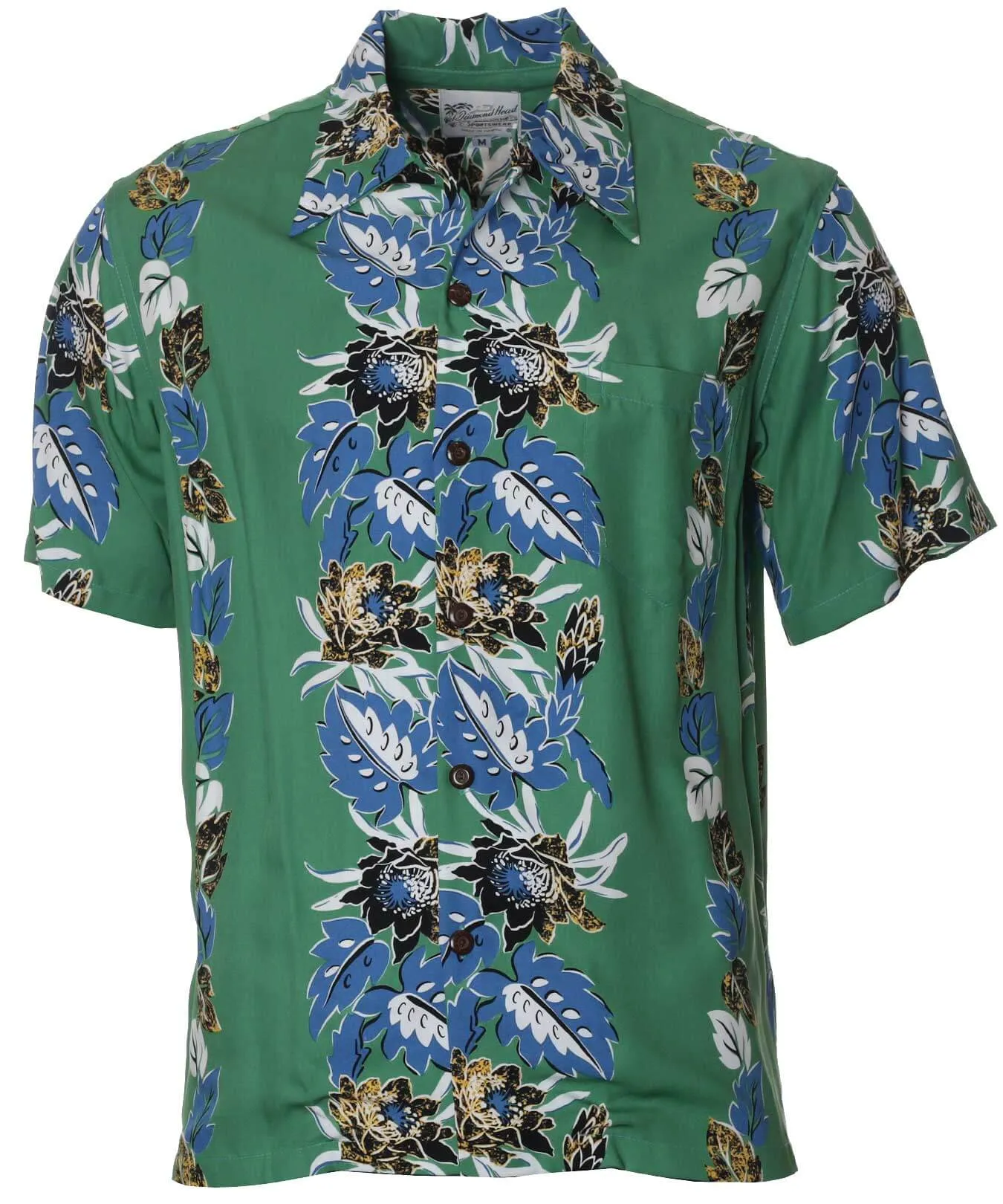 Night-Blooming Retro Rayon Aloha Men's Shirt