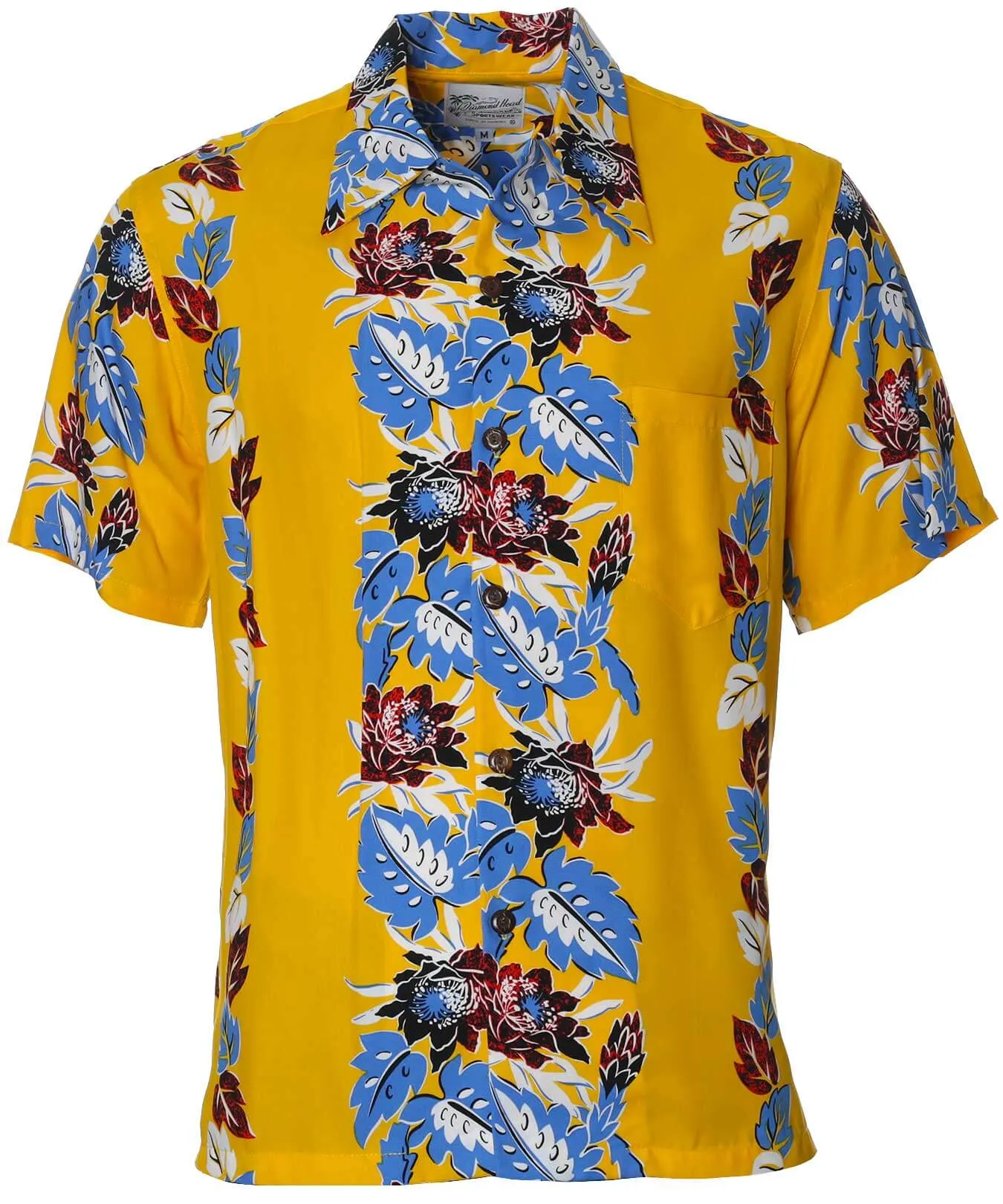 Night-Blooming Retro Rayon Aloha Men's Shirt