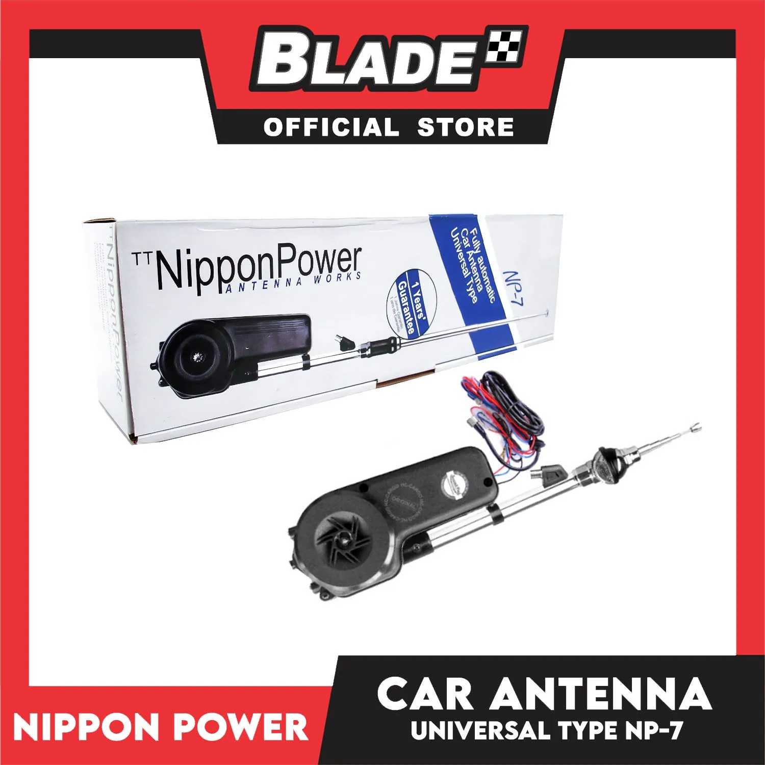 Nippon Power NP-7 Fully Automatic Car Antenna Universal Type