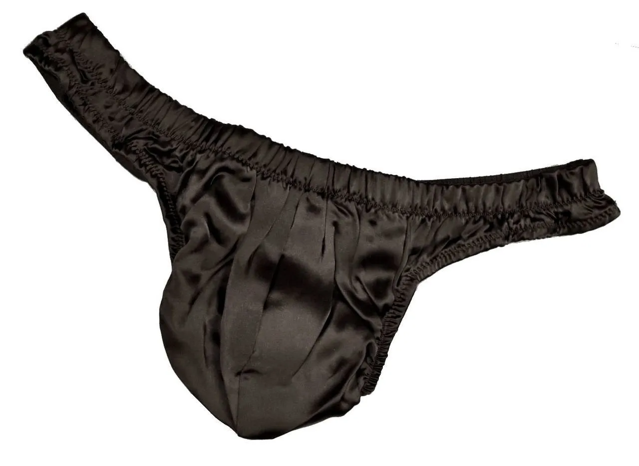 Nyteez Men's Silk Satin Thong Underwear