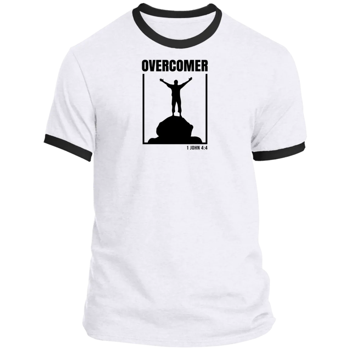 Overcomer Men’s Ringer Tee