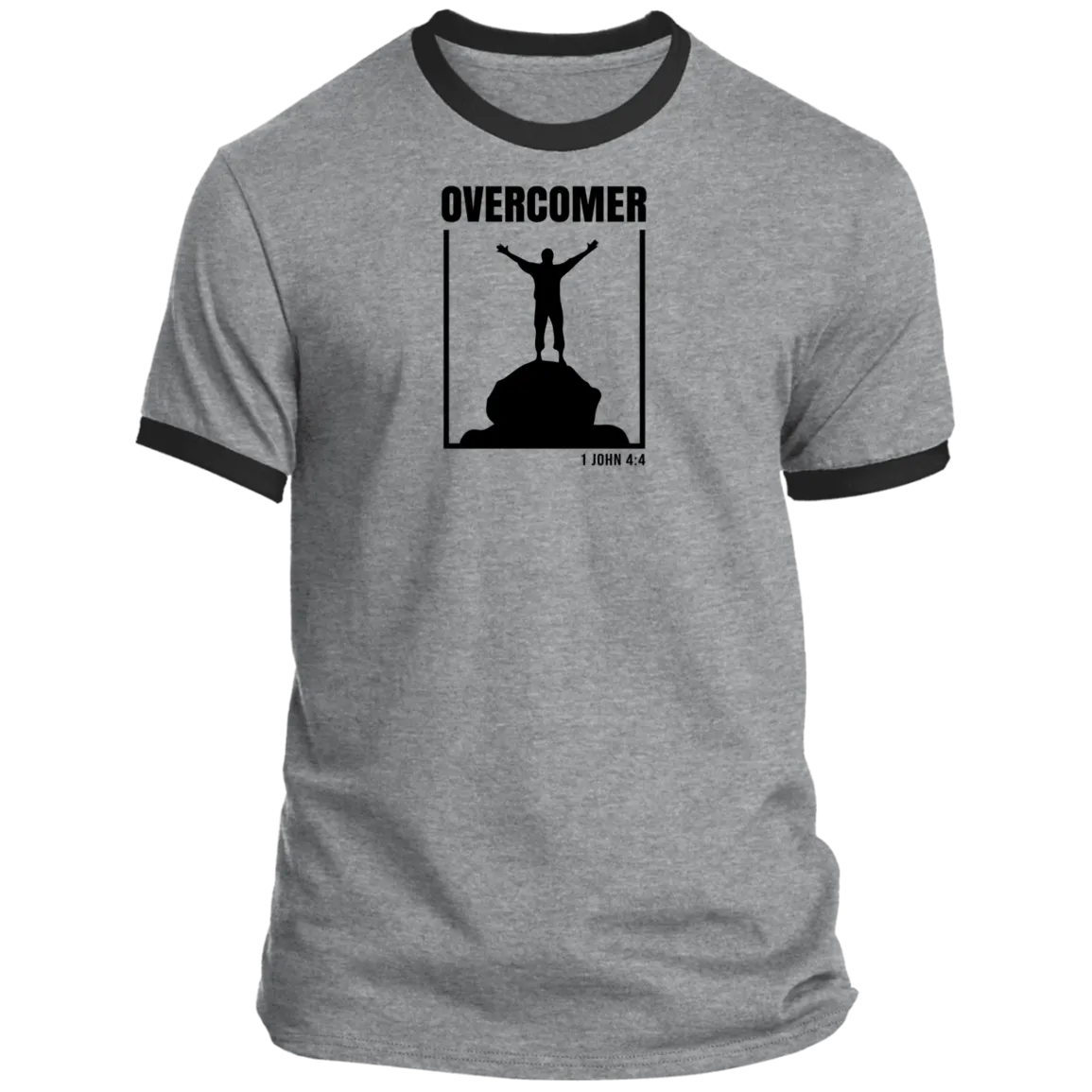 Overcomer Men’s Ringer Tee