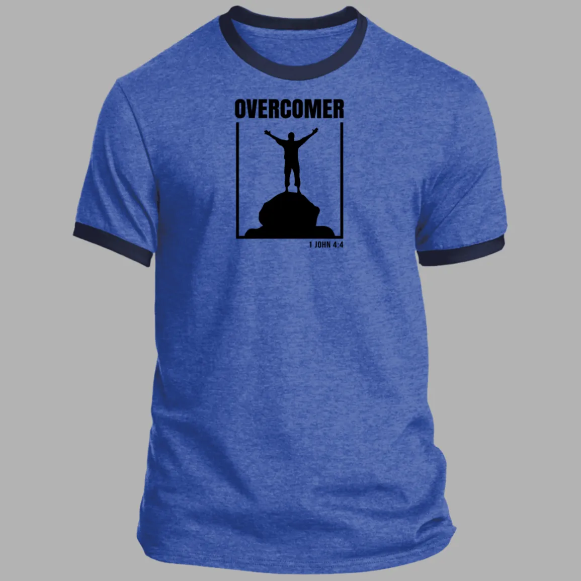 Overcomer Men’s Ringer Tee