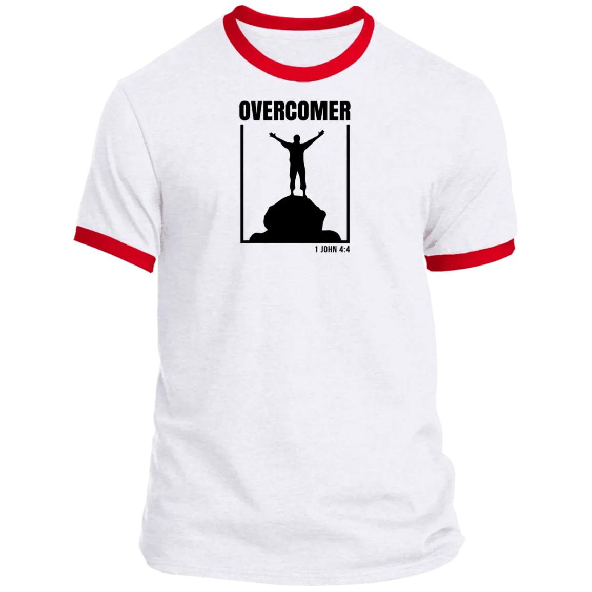 Overcomer Men’s Ringer Tee