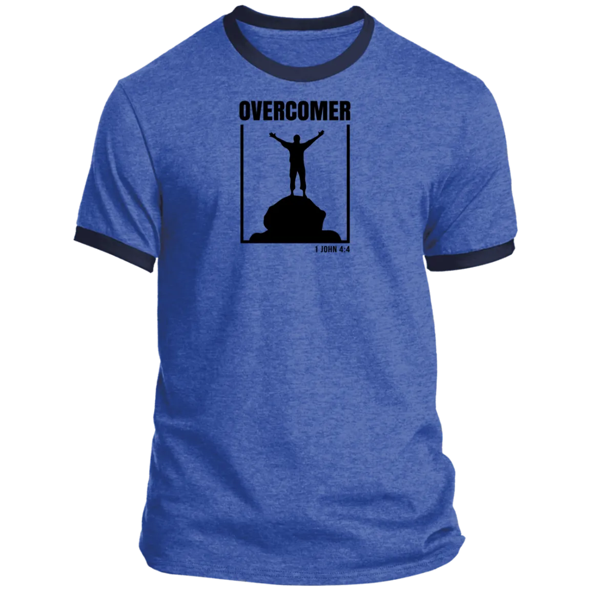 Overcomer Men’s Ringer Tee