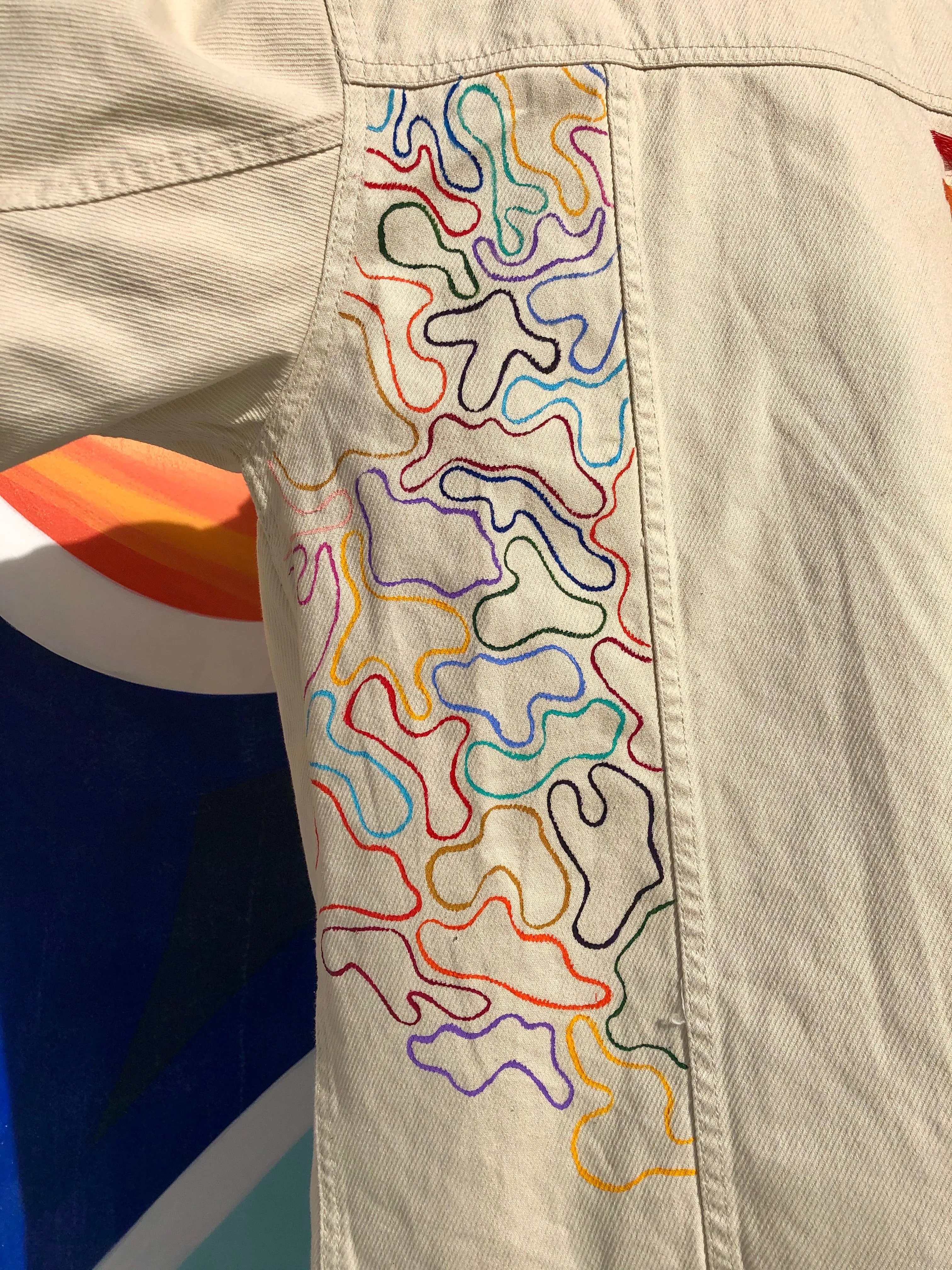 Painter’s Rainbow Cargo Jacket