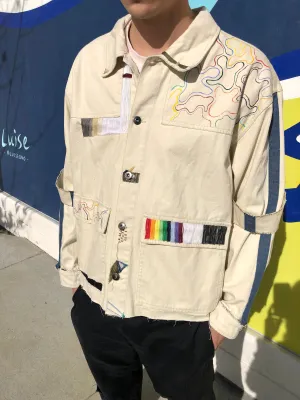 Painter’s Rainbow Cargo Jacket