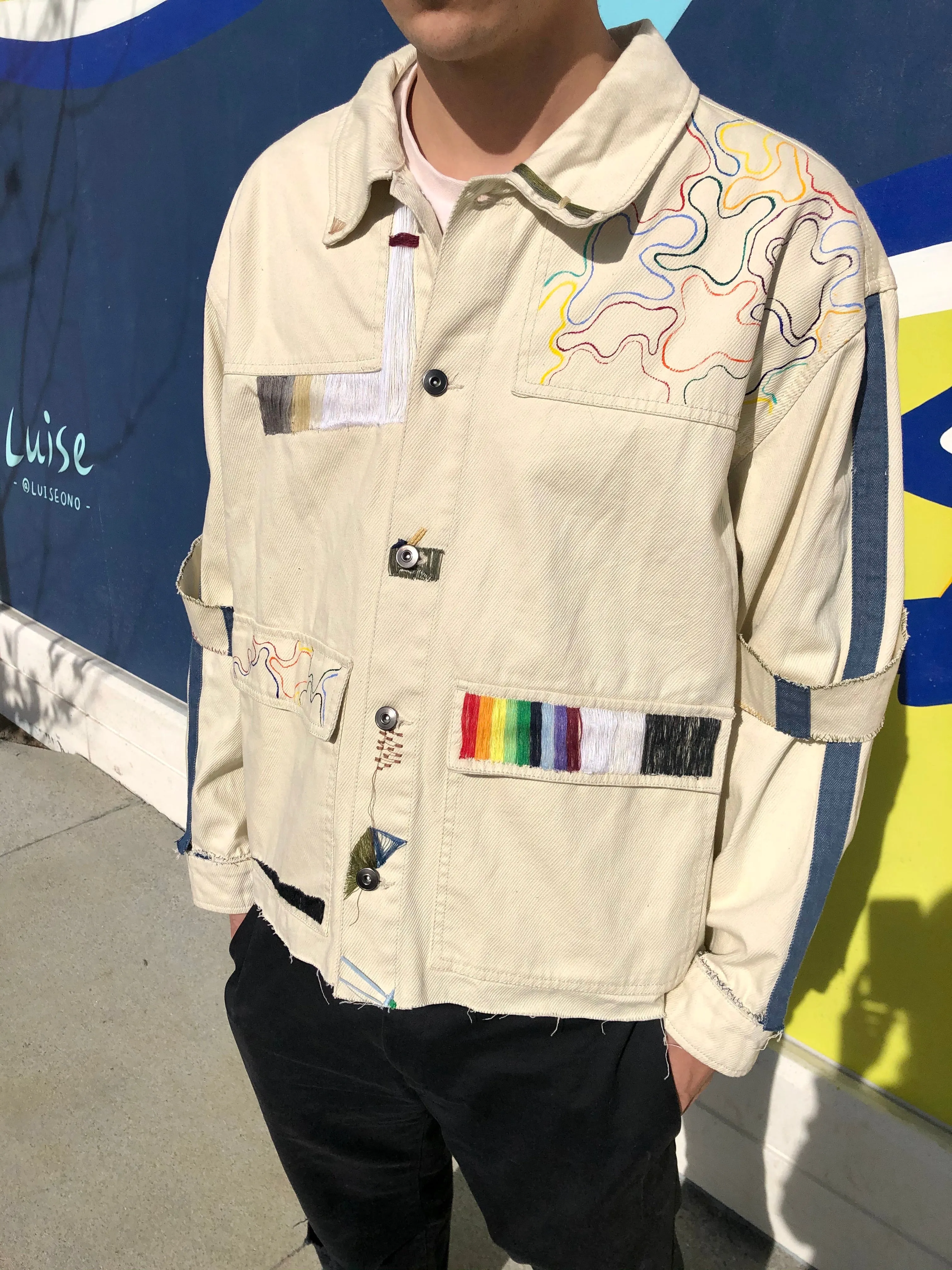 Painter’s Rainbow Cargo Jacket