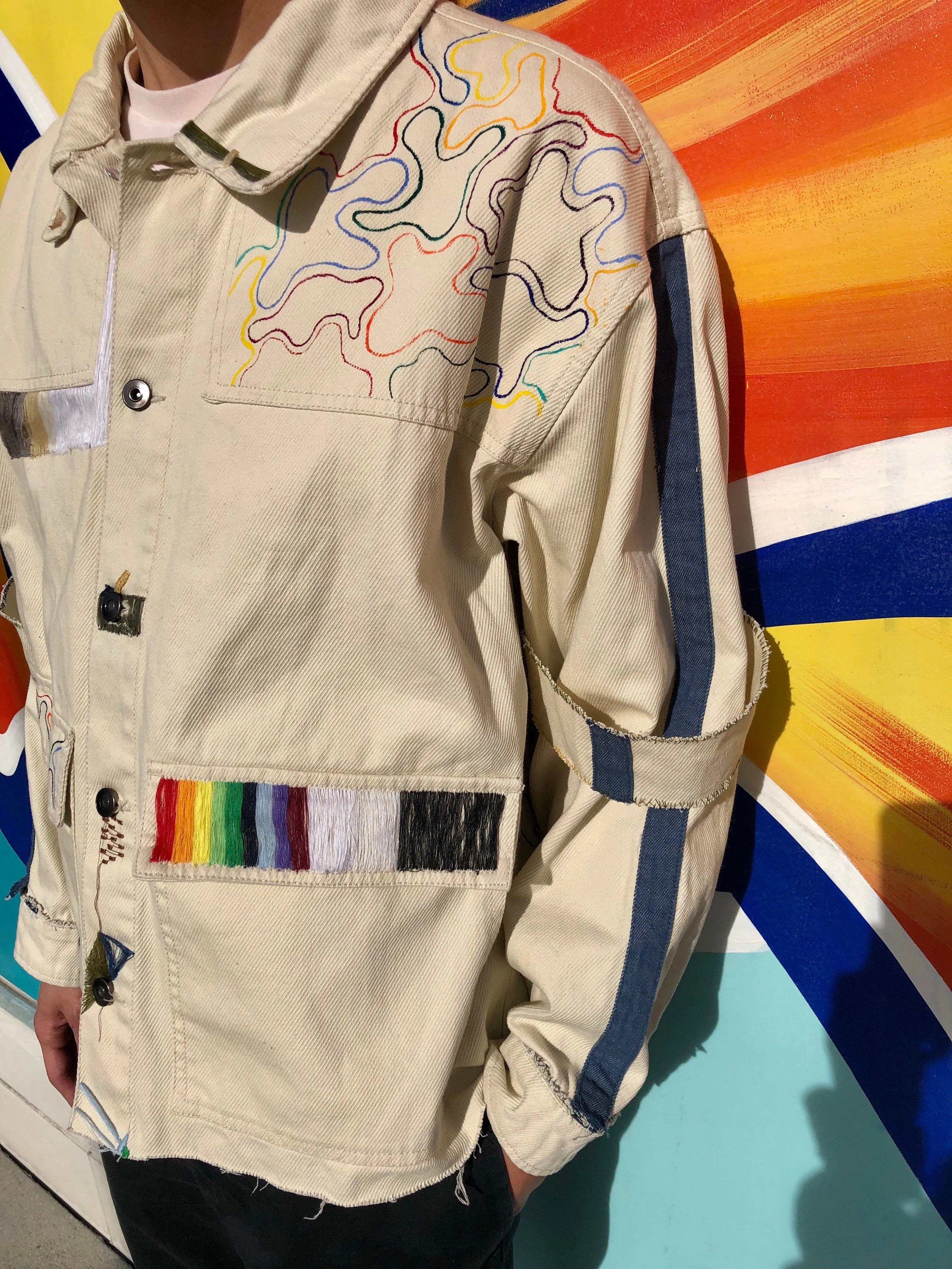 Painter’s Rainbow Cargo Jacket