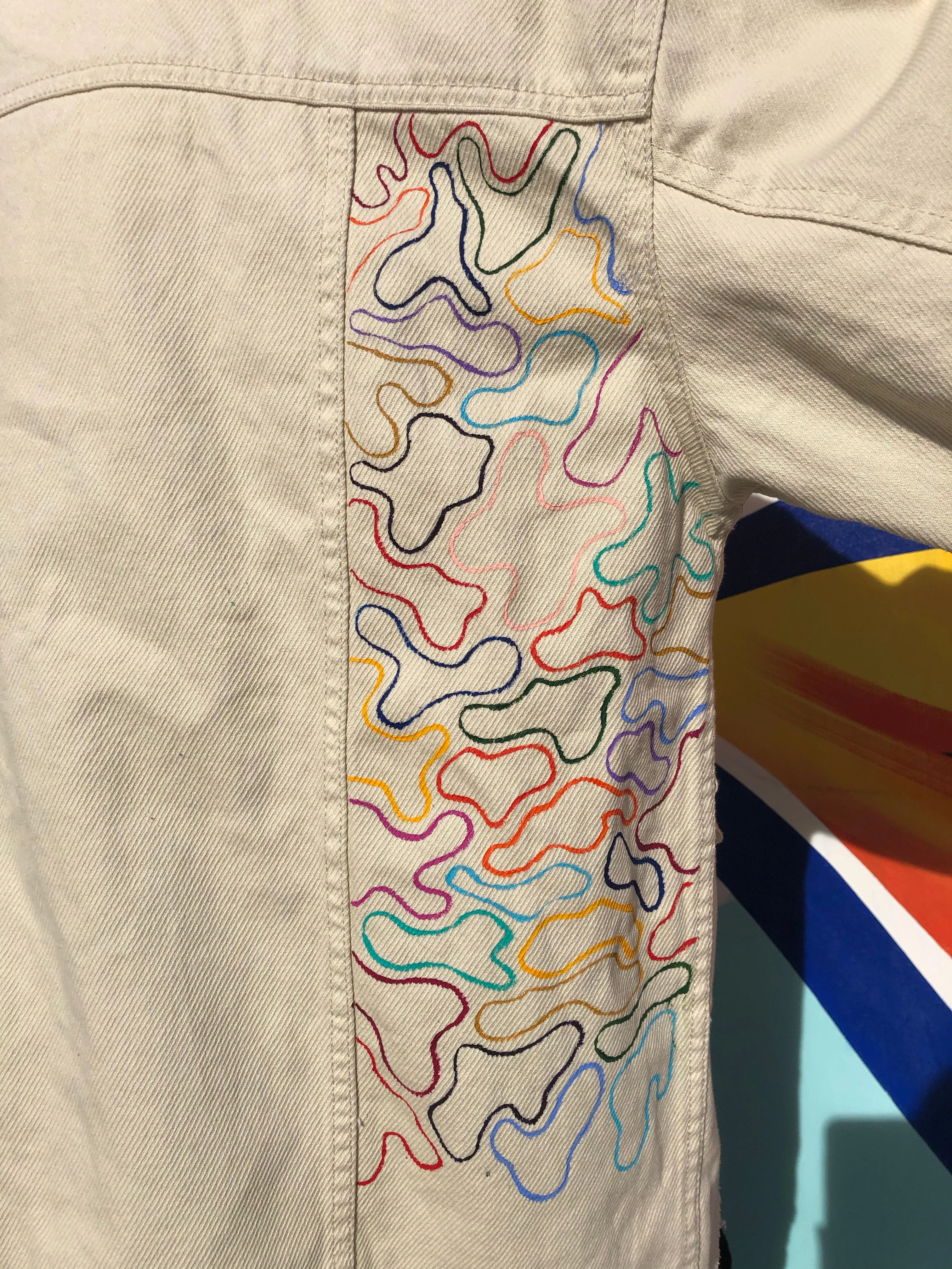 Painter’s Rainbow Cargo Jacket