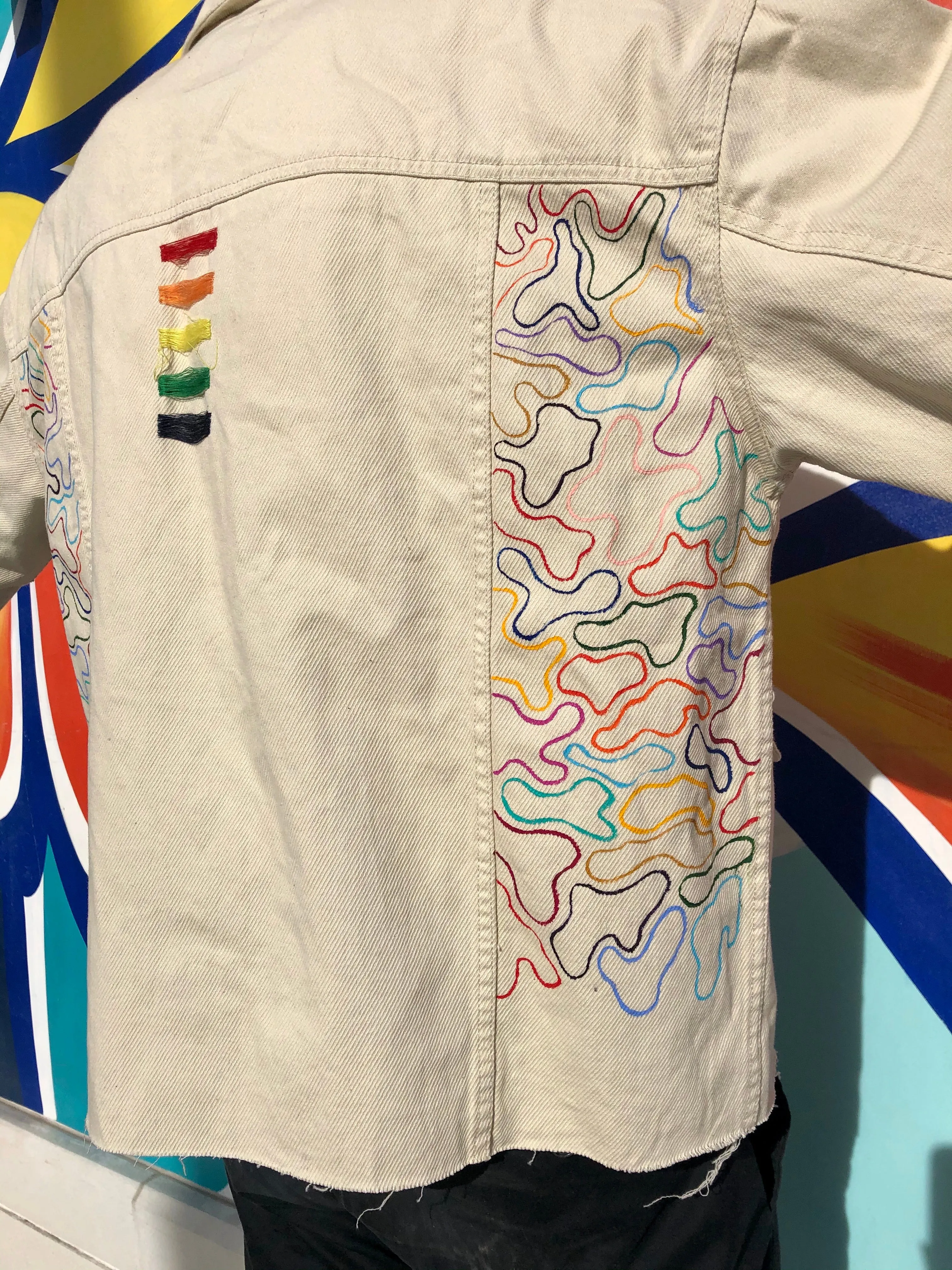 Painter’s Rainbow Cargo Jacket