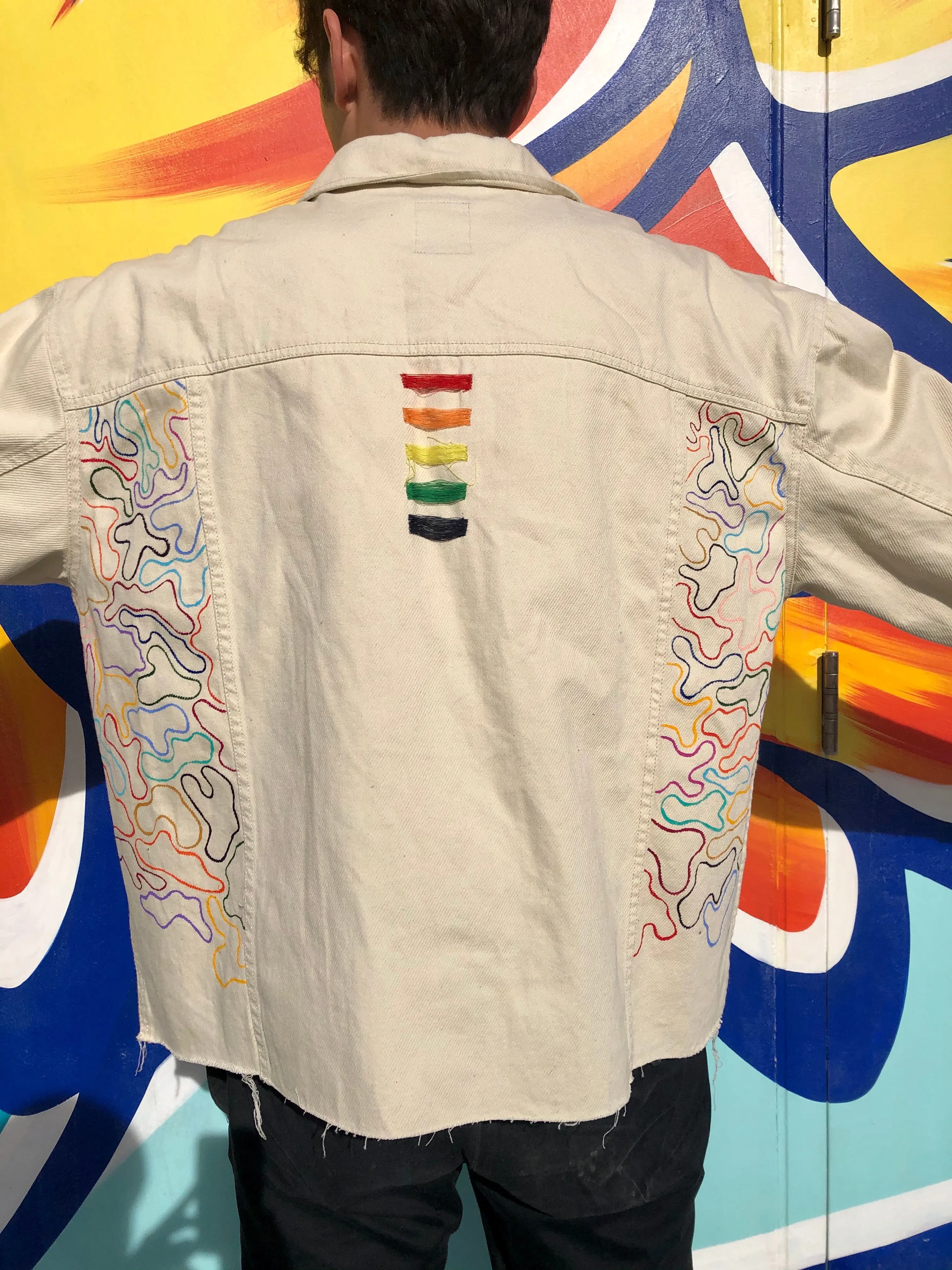 Painter’s Rainbow Cargo Jacket