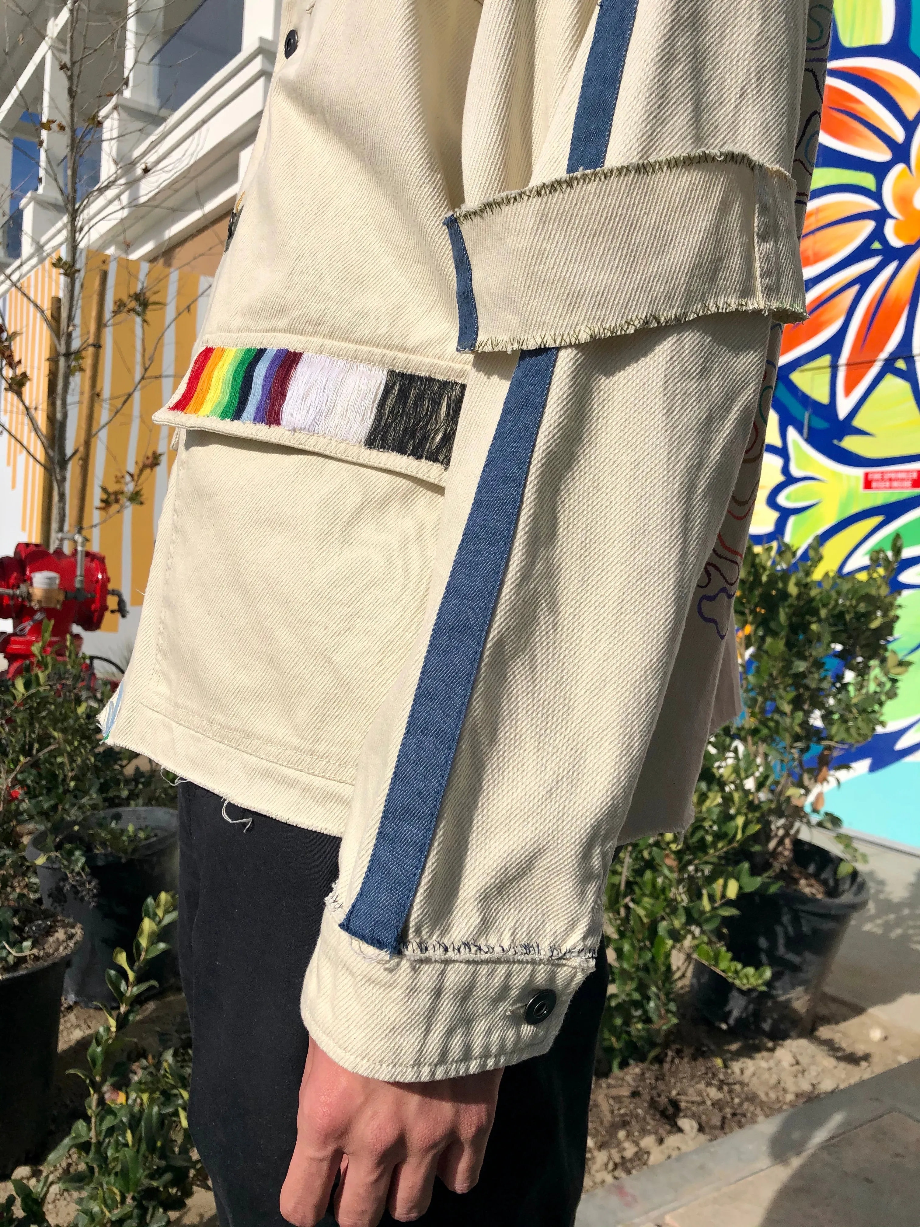 Painter’s Rainbow Cargo Jacket