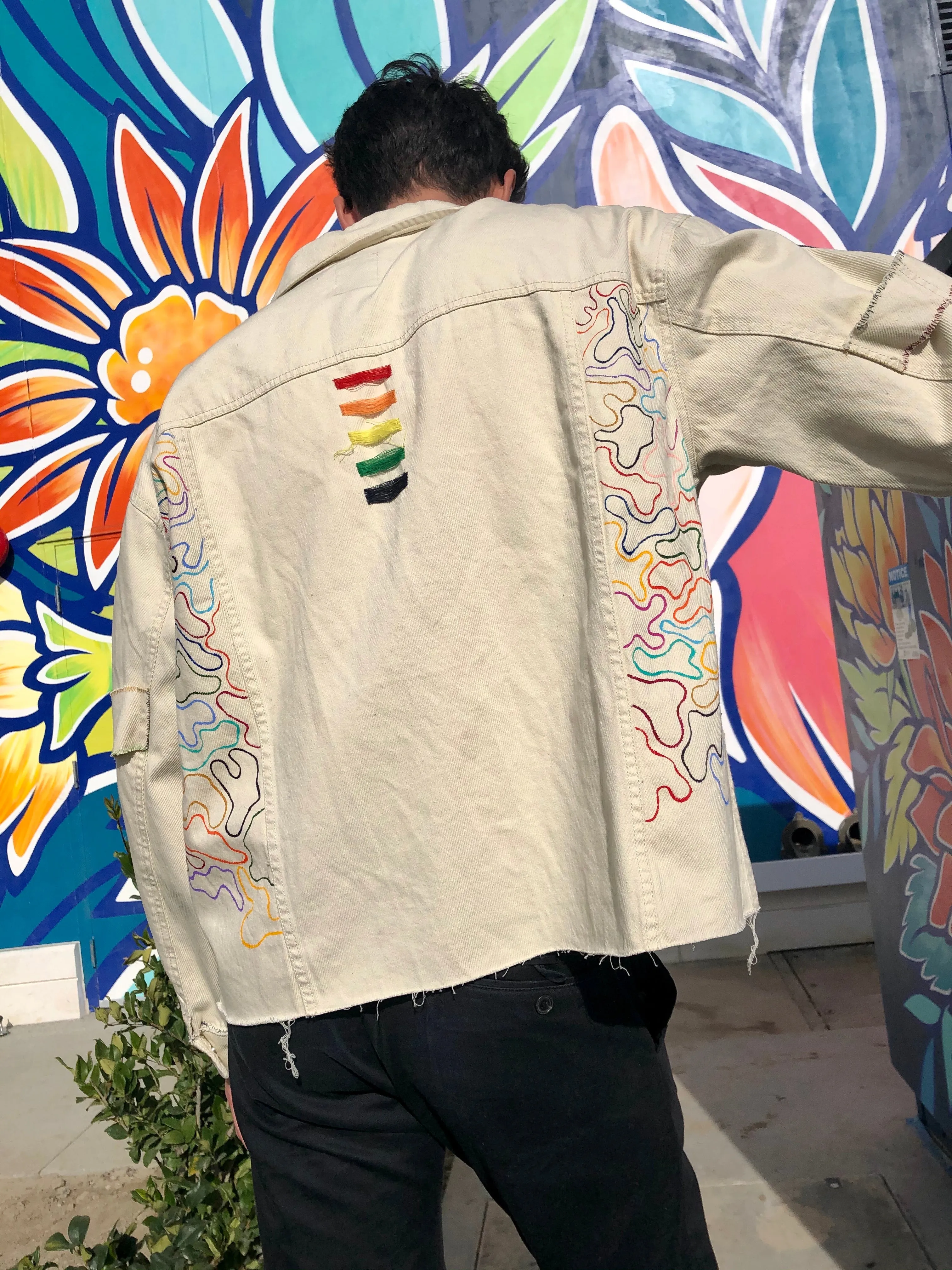 Painter’s Rainbow Cargo Jacket