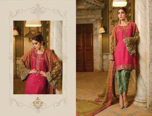 Pakistani Tulip Shalwar with Kurta Dress by Maria. B - C 1118