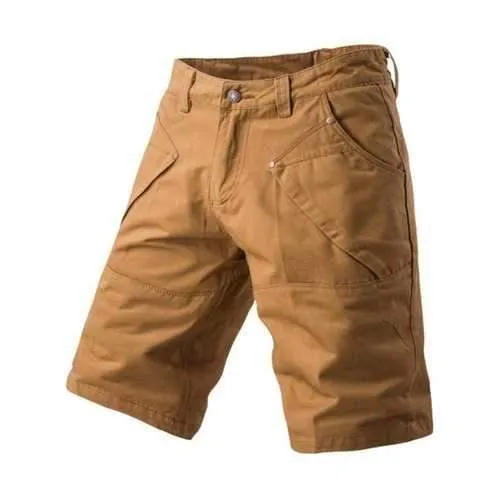 Panel Design Bermuda Shorts - Khaki 32