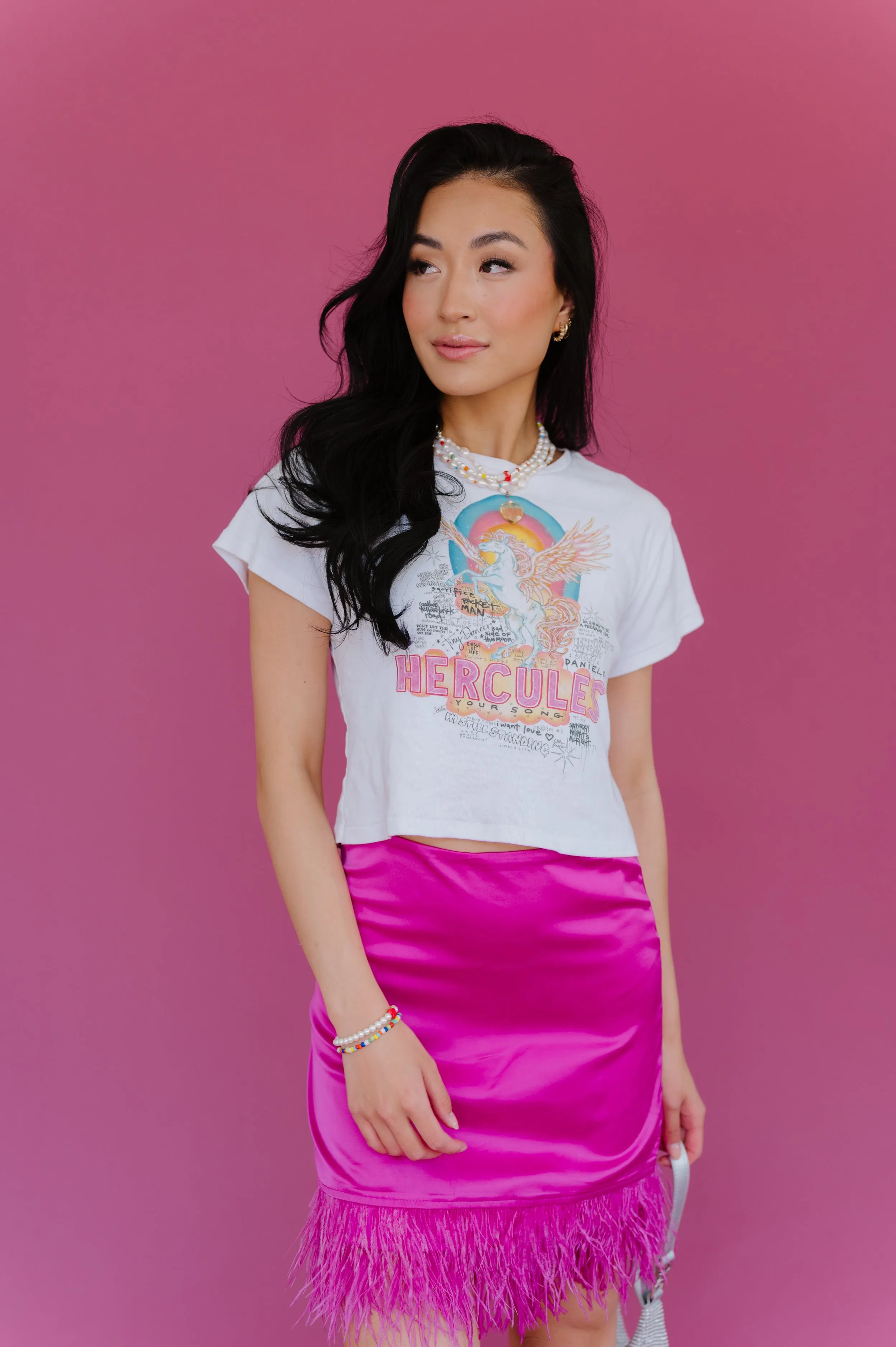 Party Party Satin Skirt