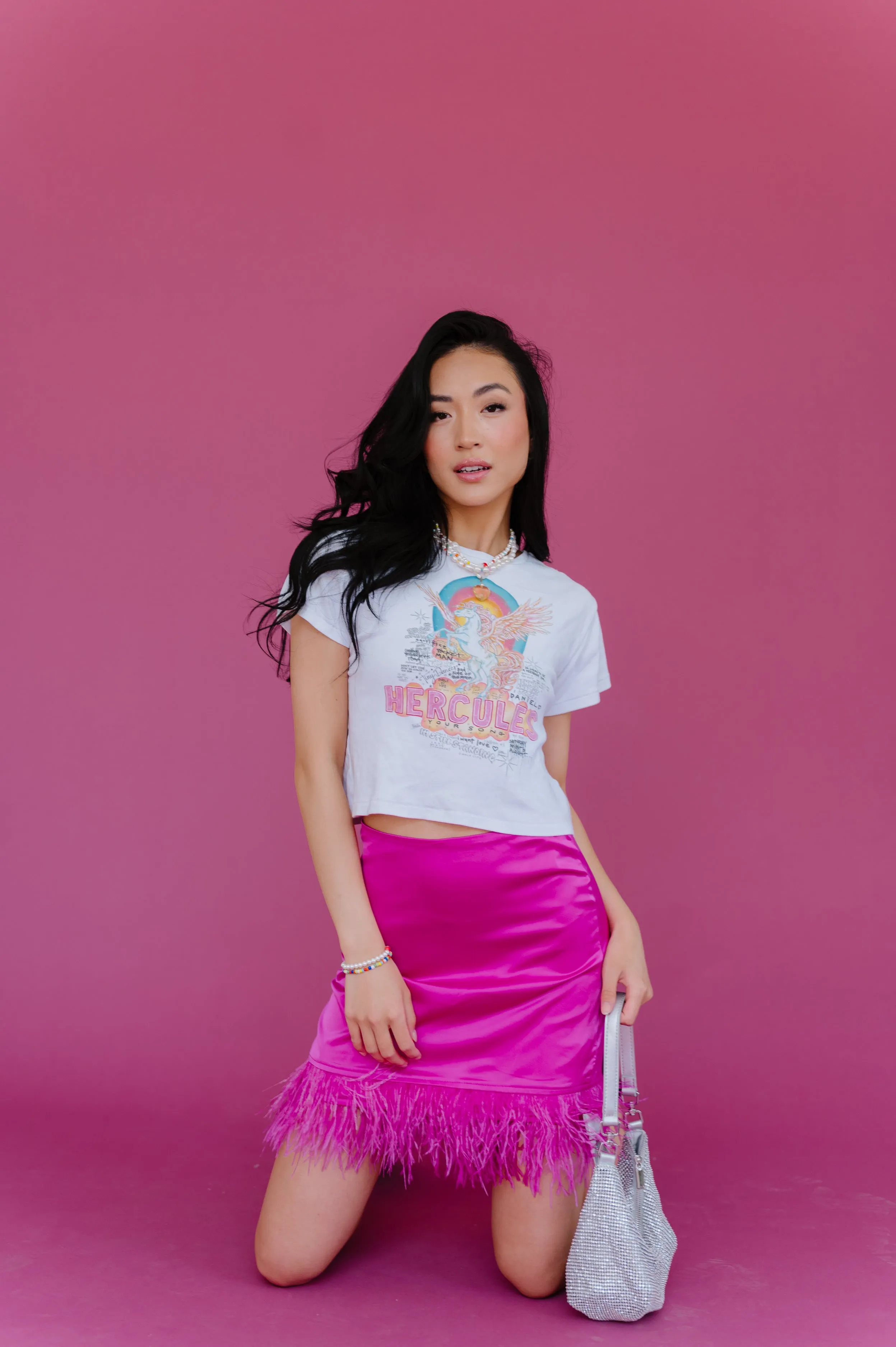 Party Party Satin Skirt