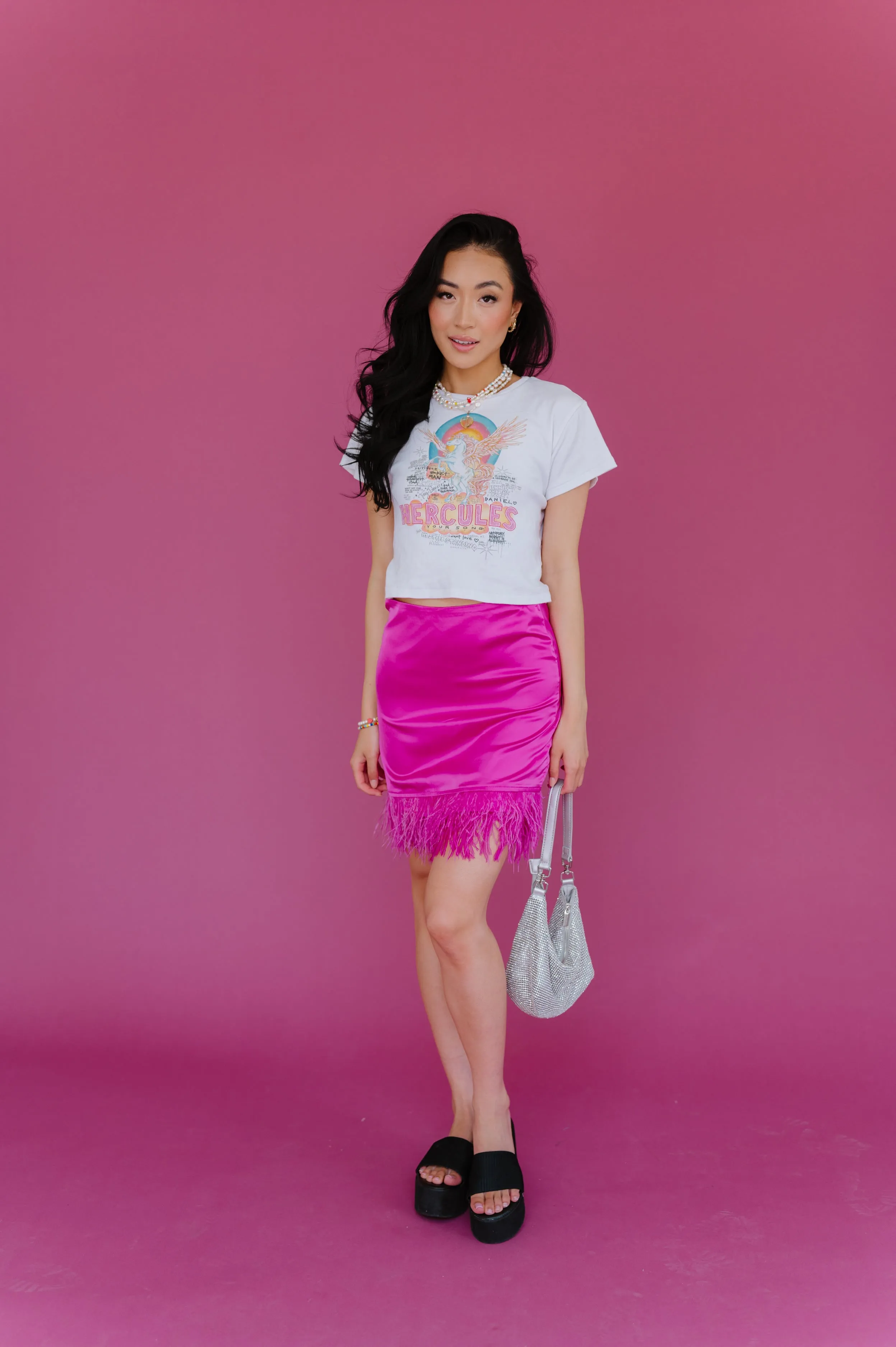Party Party Satin Skirt
